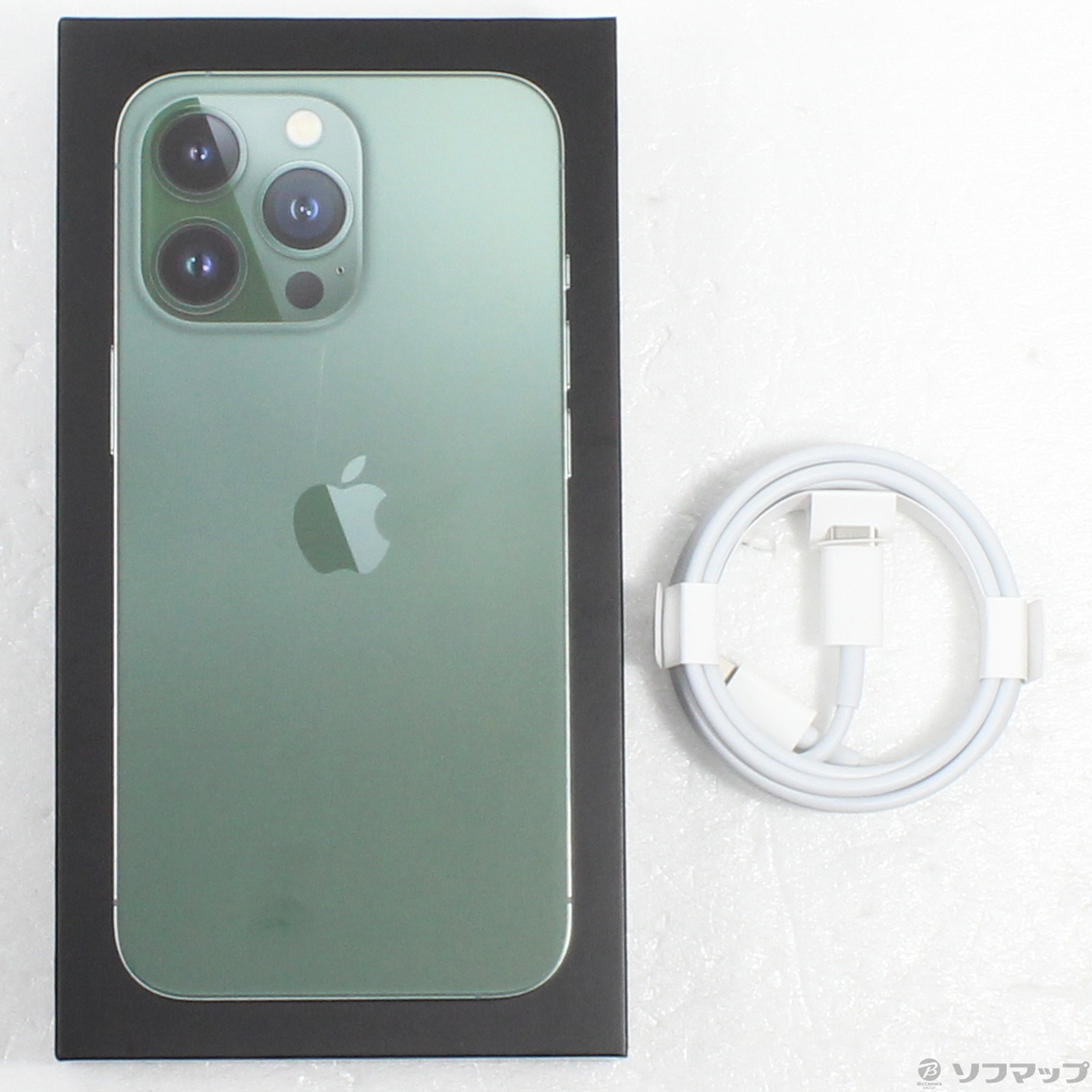 中古】セール対象品 iPhone13 Pro 256GB アルパイングリーン MNDY3J／A