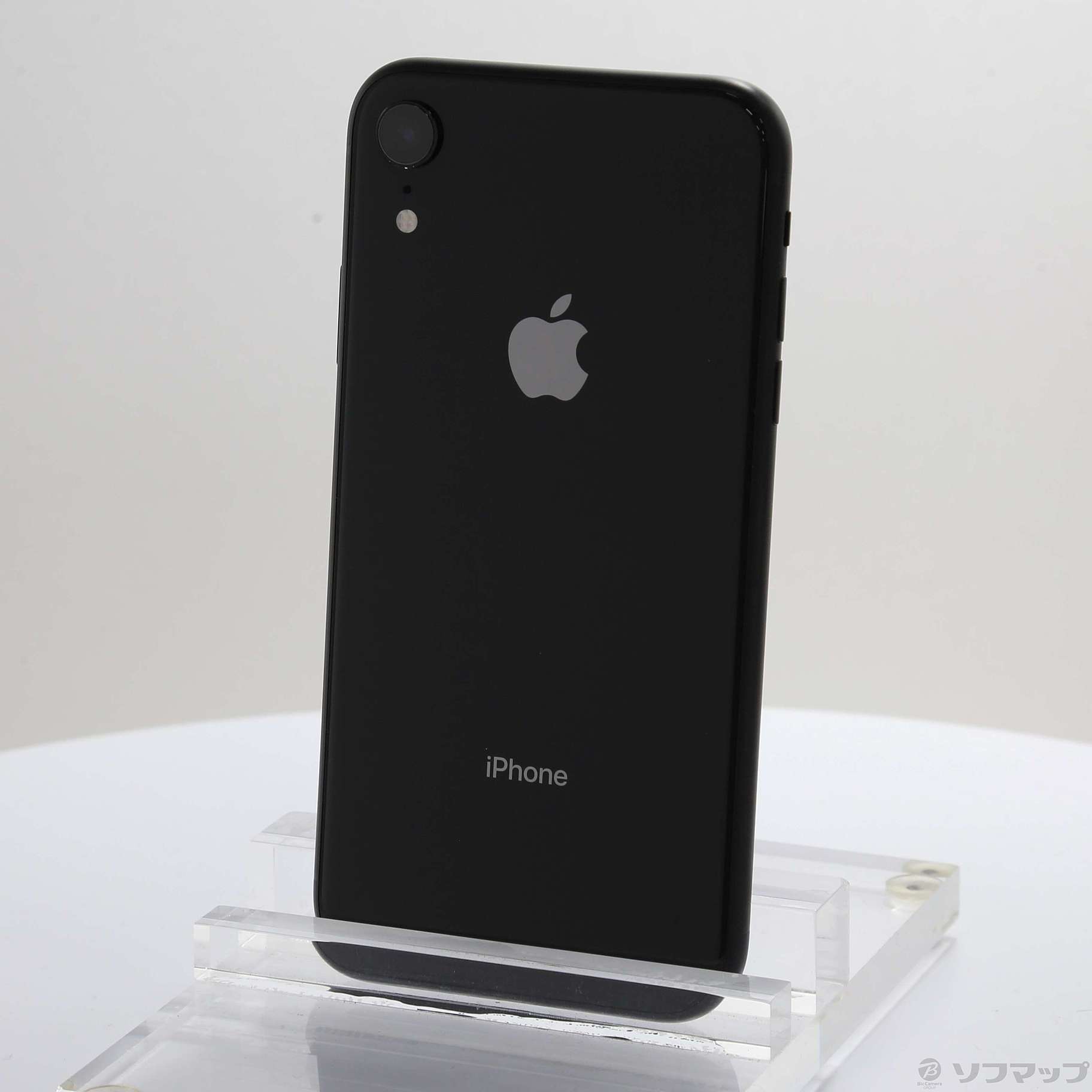 iPhone xr Black 128GB Softbankスマートフォン/携帯電話