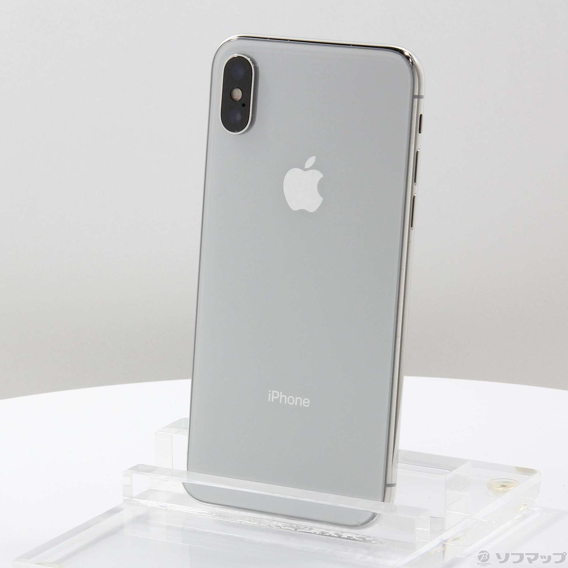 (中古)Apple iPhoneX 64GB シルバー MQAY2J/A SIMフリー(269-ud)