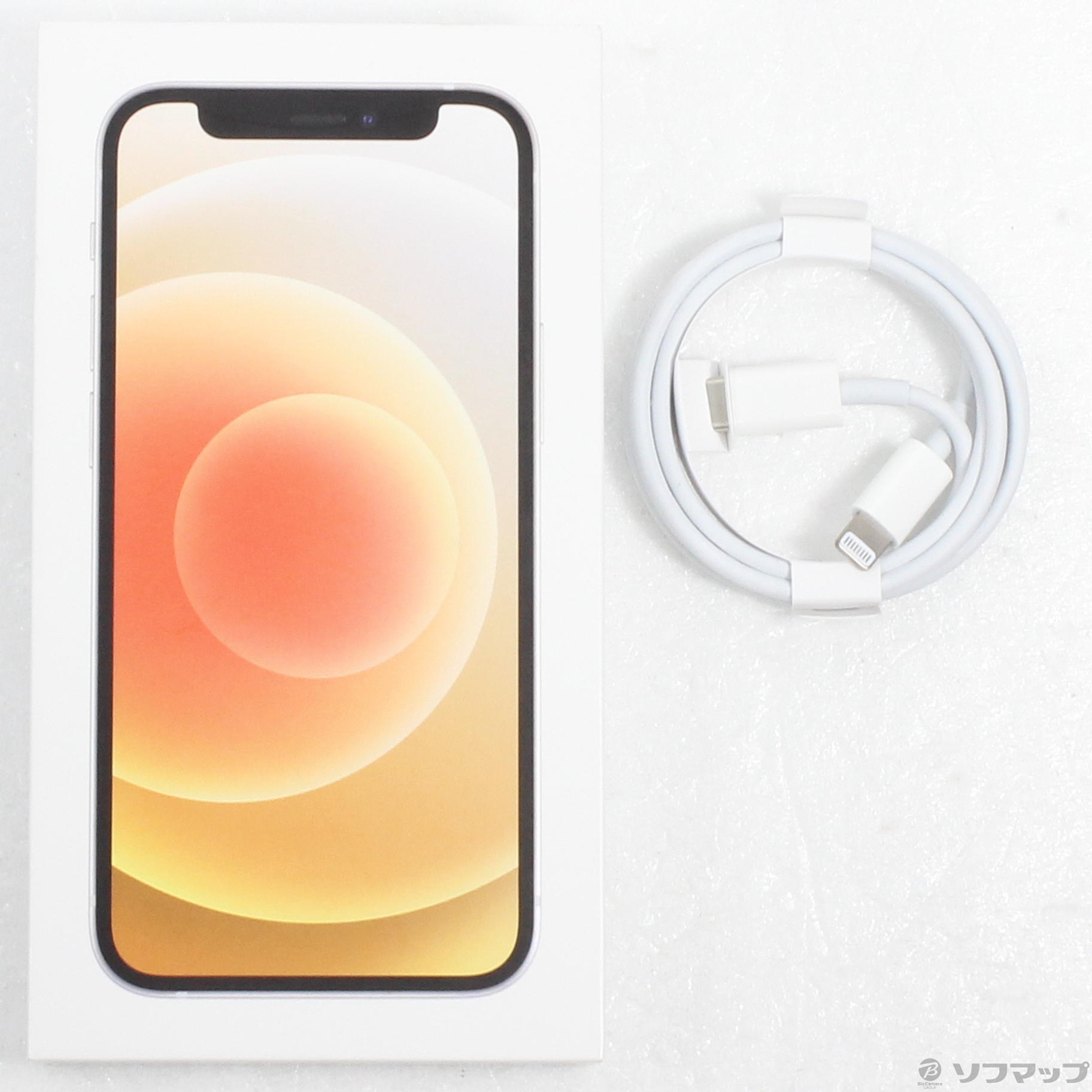 中古】iPhone12 mini 256GB ホワイト MGDT3J／A SIMフリー