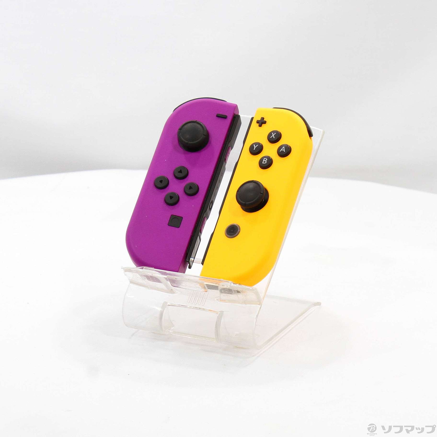 中古品〕 Nintendo Switch Joy-Con (L) ネオンパープル ／ (R) ネオン 