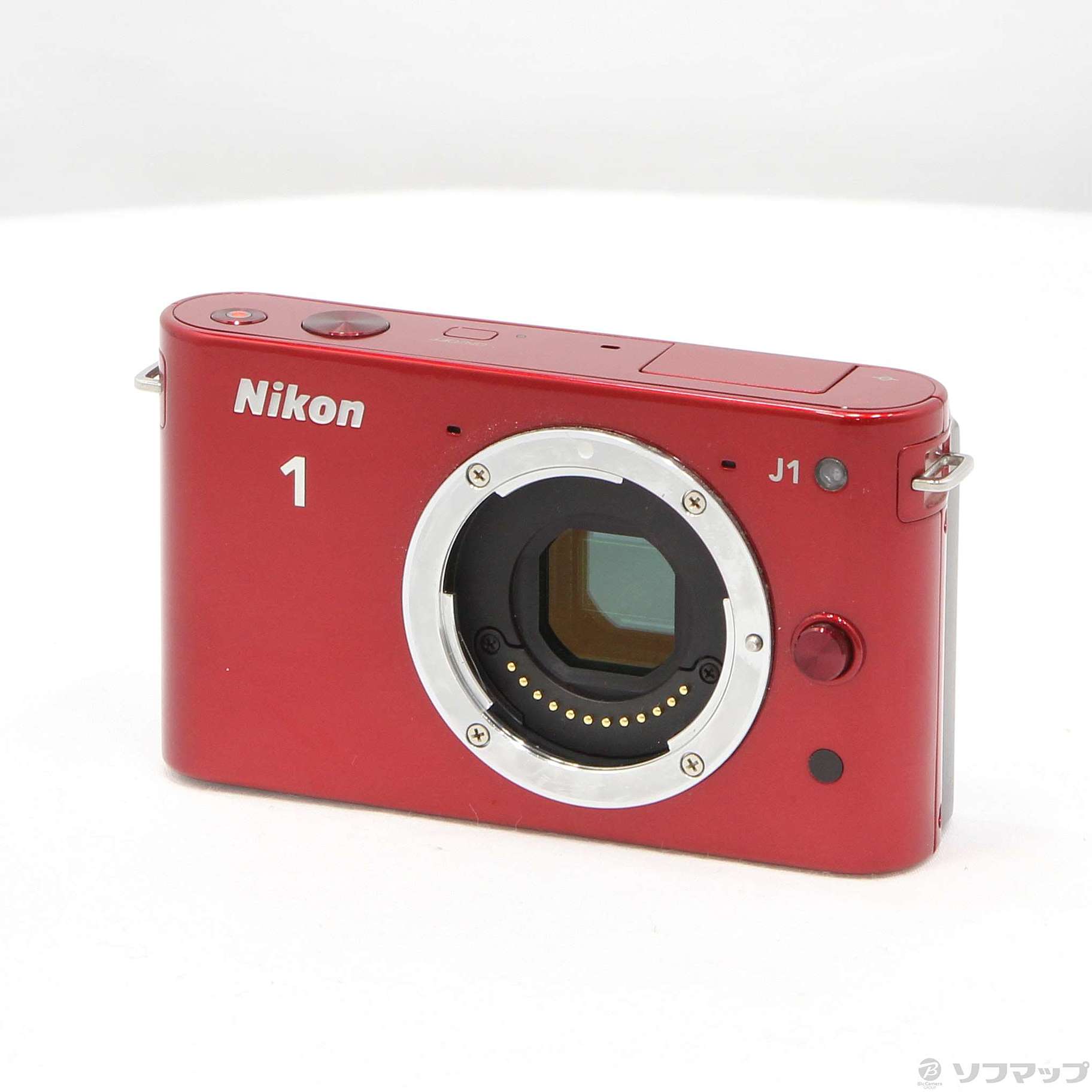 中古】Nikon 1 J1 ボディ (1010万画素／レッド) [2133051918715 
