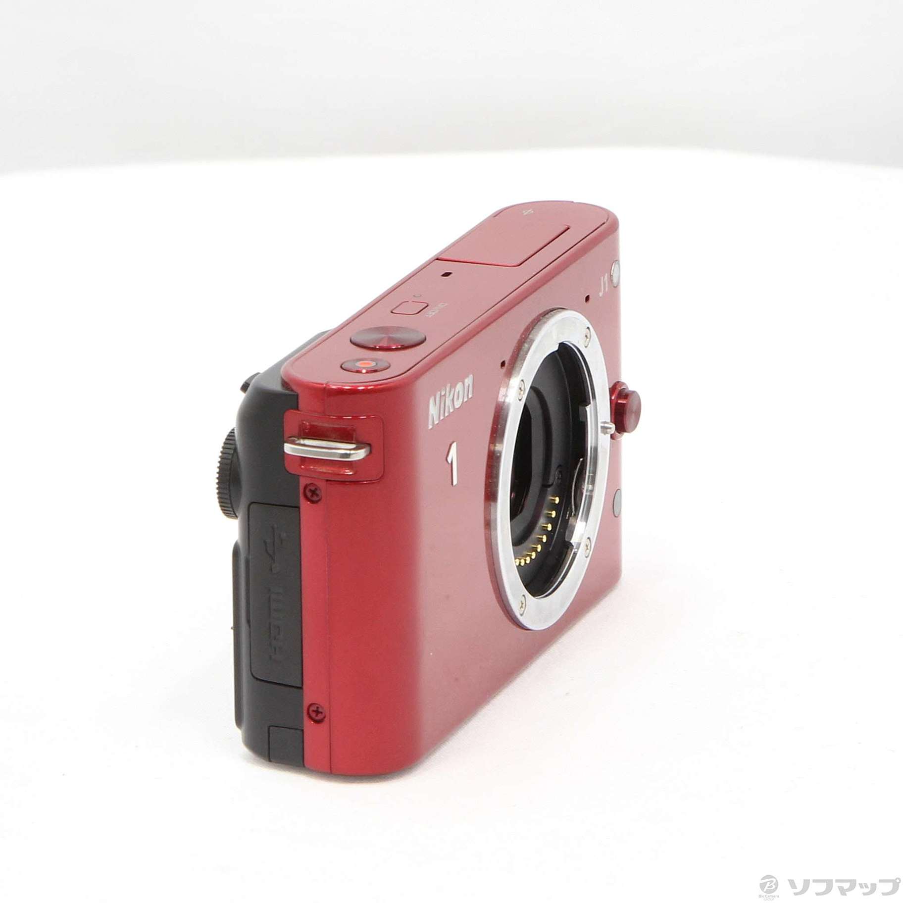 中古】Nikon 1 J1 ボディ (1010万画素／レッド) [2133051918715 