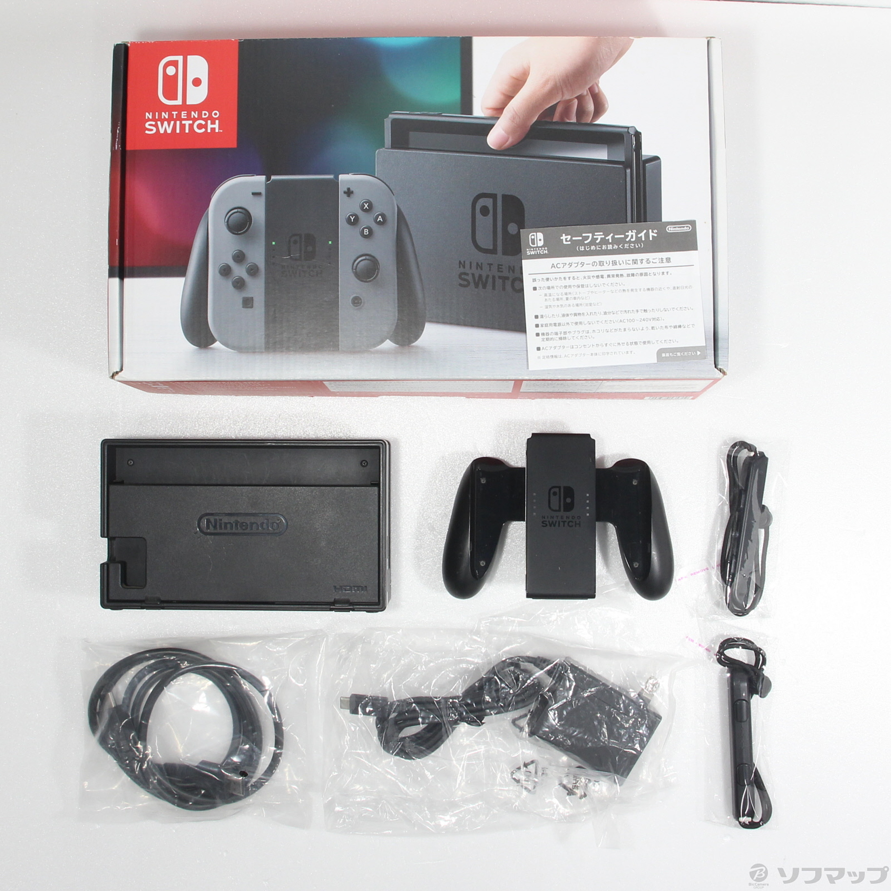 中古品〕 Nintendo Switch Joy-Con (L) ／ (R) グレー｜の通販はアキバ