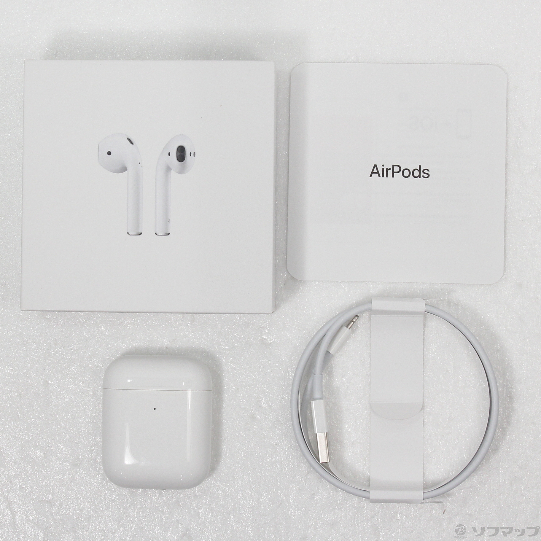 中古】AirPods 第2世代 with Wireless Charging Case MRXJ2J／A