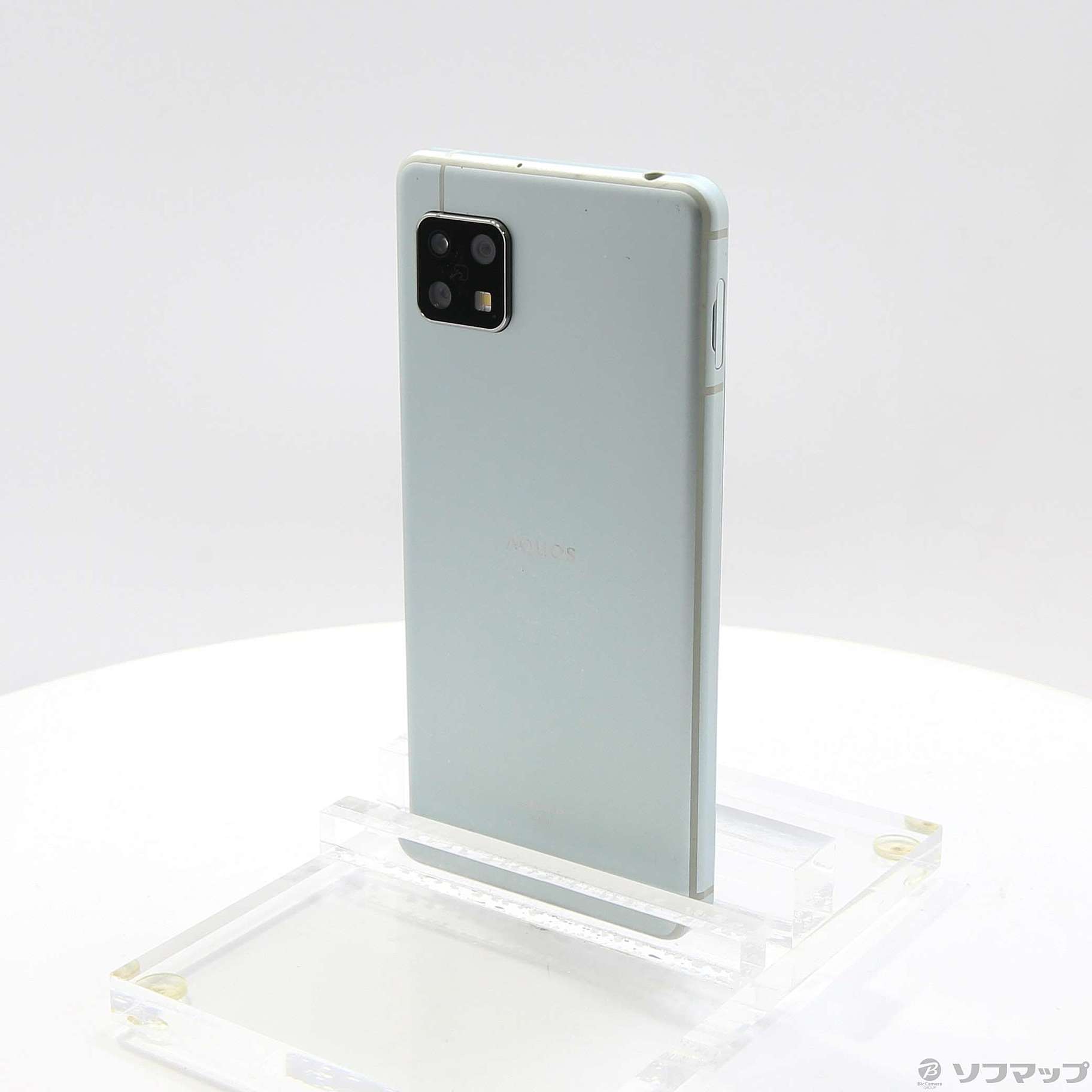 中古】AQUOS sense5G 64GB オリーブシルバー SHG03 auロック解除SIM