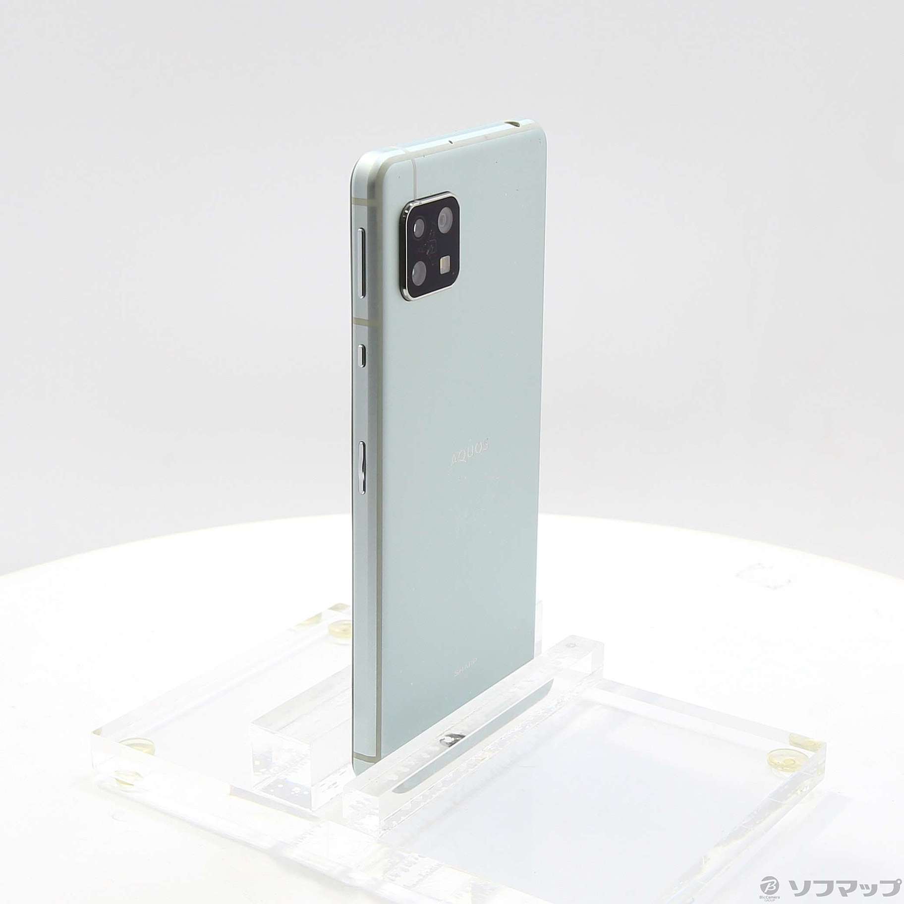 中古】AQUOS sense5G 64GB オリーブシルバー SHG03 auロック解除SIM