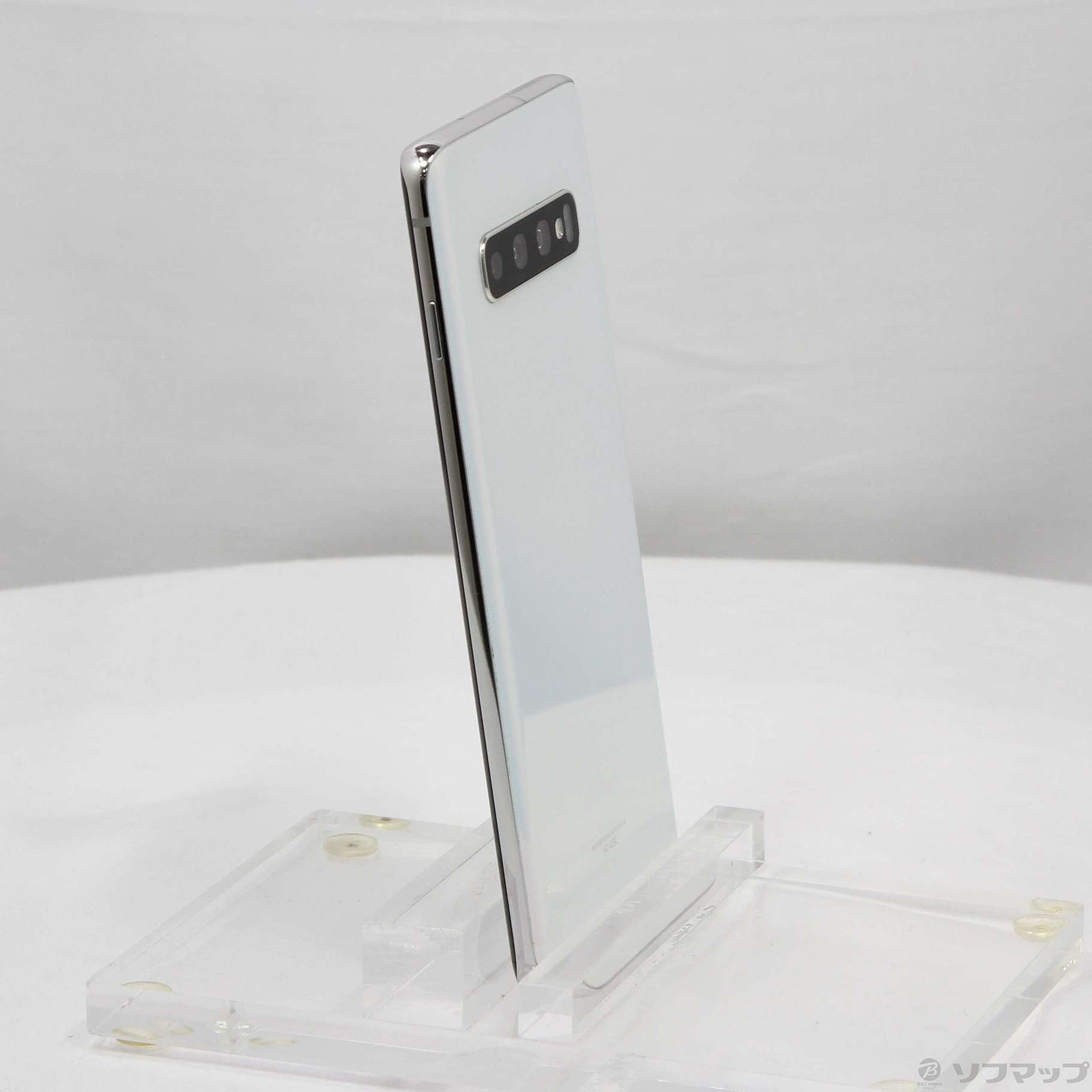 〔中古品（難あり）〕 GALAXY S10 128GB プリズムホワイト SC-03L docomoロック解除SIMフリー  ［6.1インチ有機EL／Snapdragon 855］