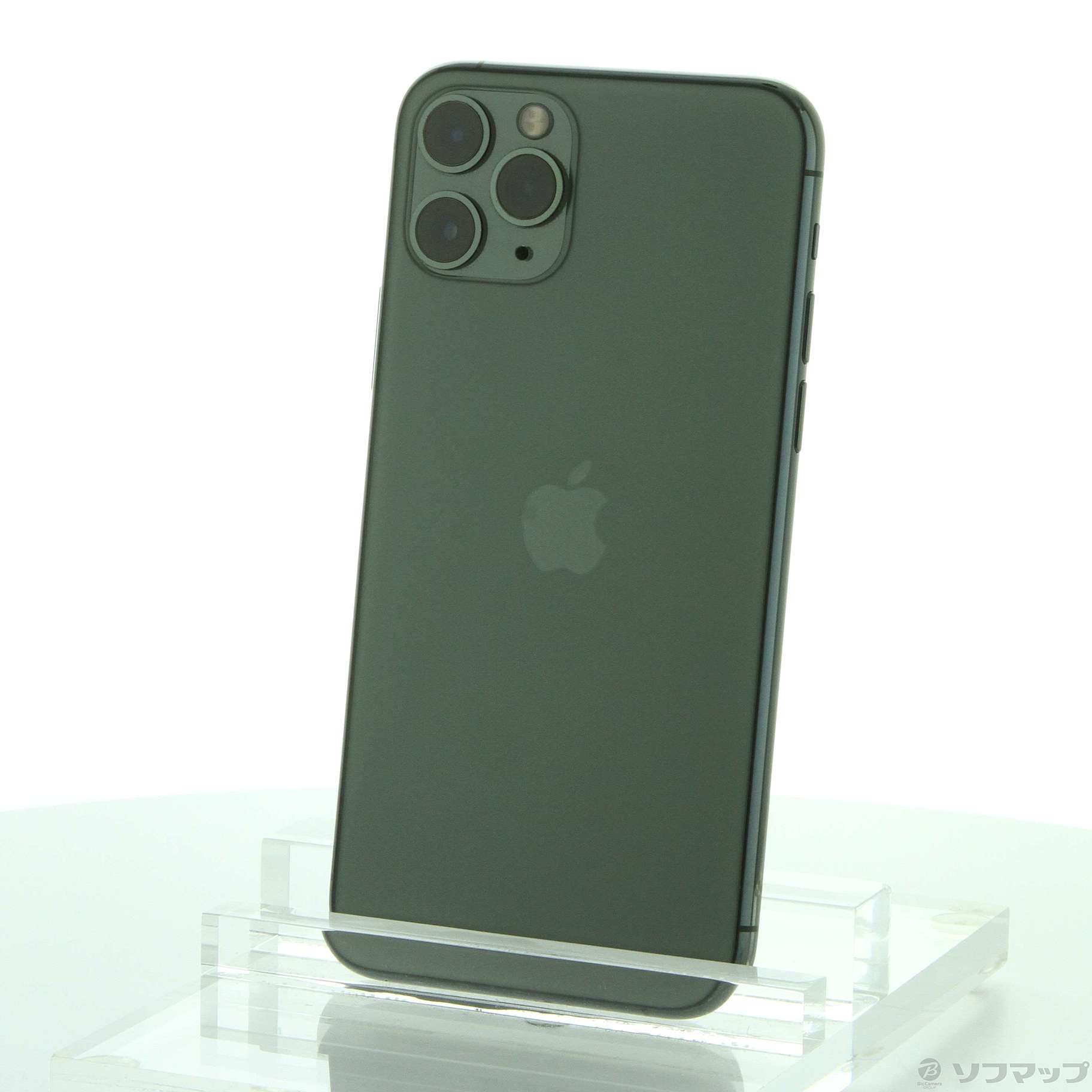 中古】iPhone11 Pro 256GB ミッドナイトグリーン NWCC2J／A SIMフリー