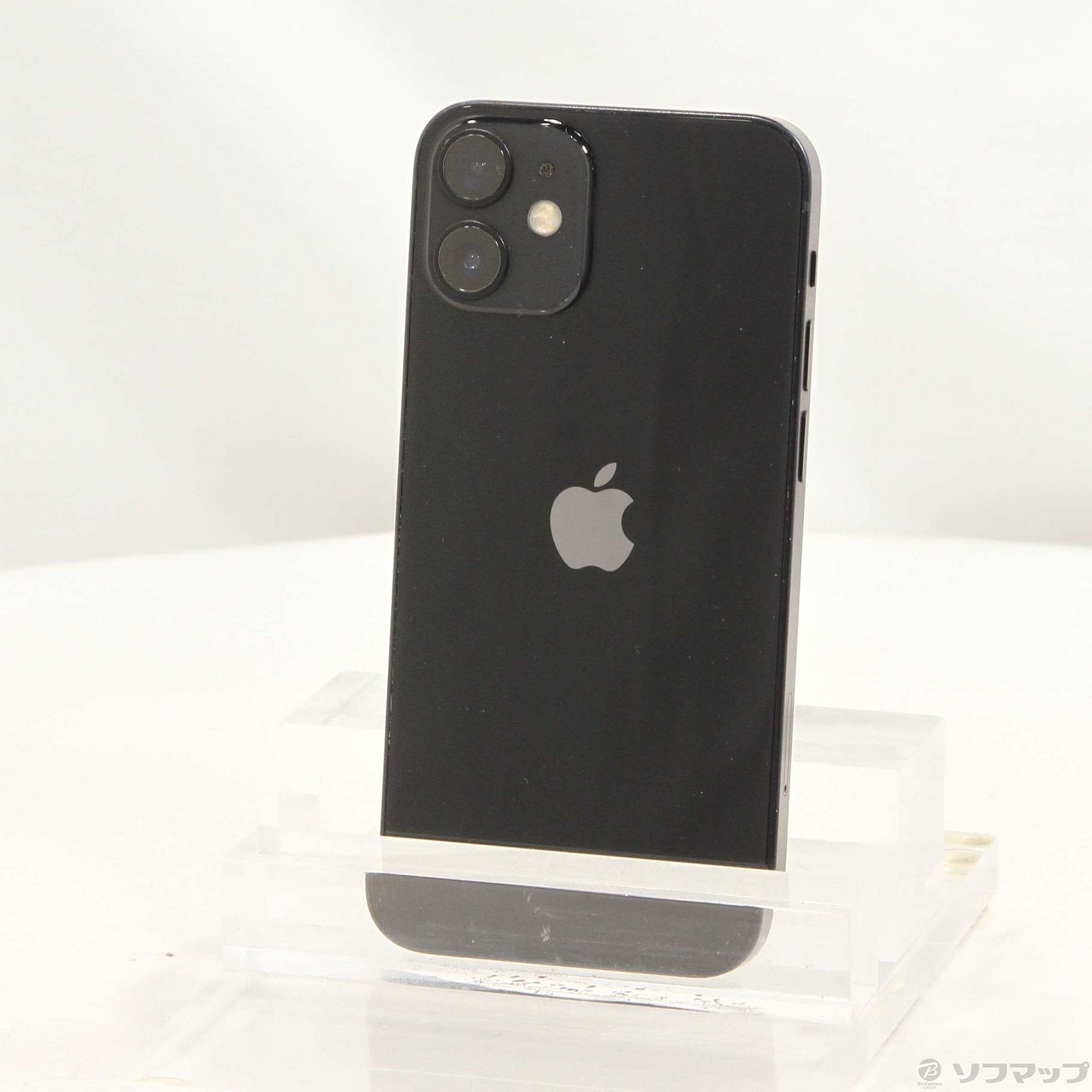 中古】iPhone12 mini 64GB ブラック MGA03J／A SIMフリー
