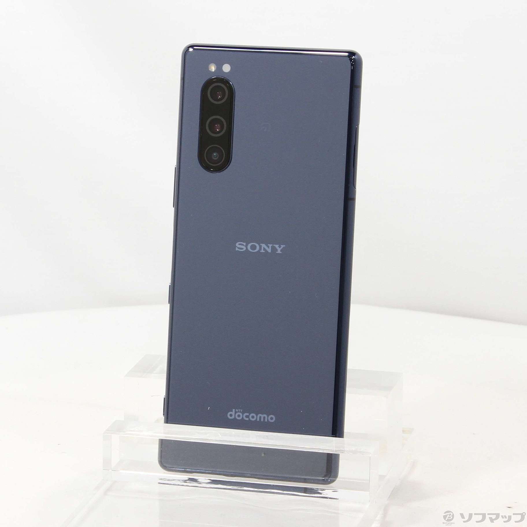 中古】Xperia 5 64GB ブルー SO-01M docomoロック解除SIMフリー