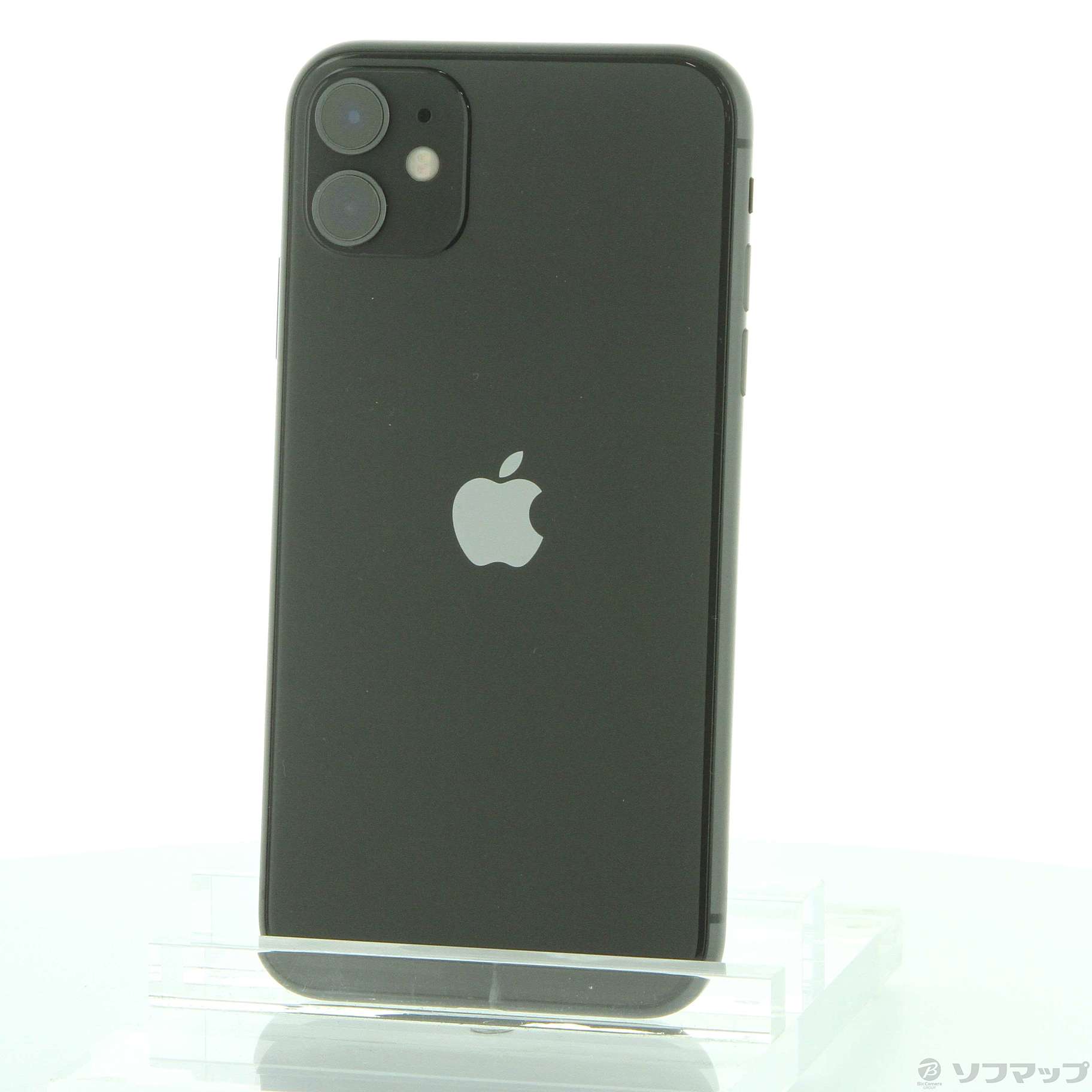 中古】iPhone11 64GB ブラック MWLT2J／A SIMフリー