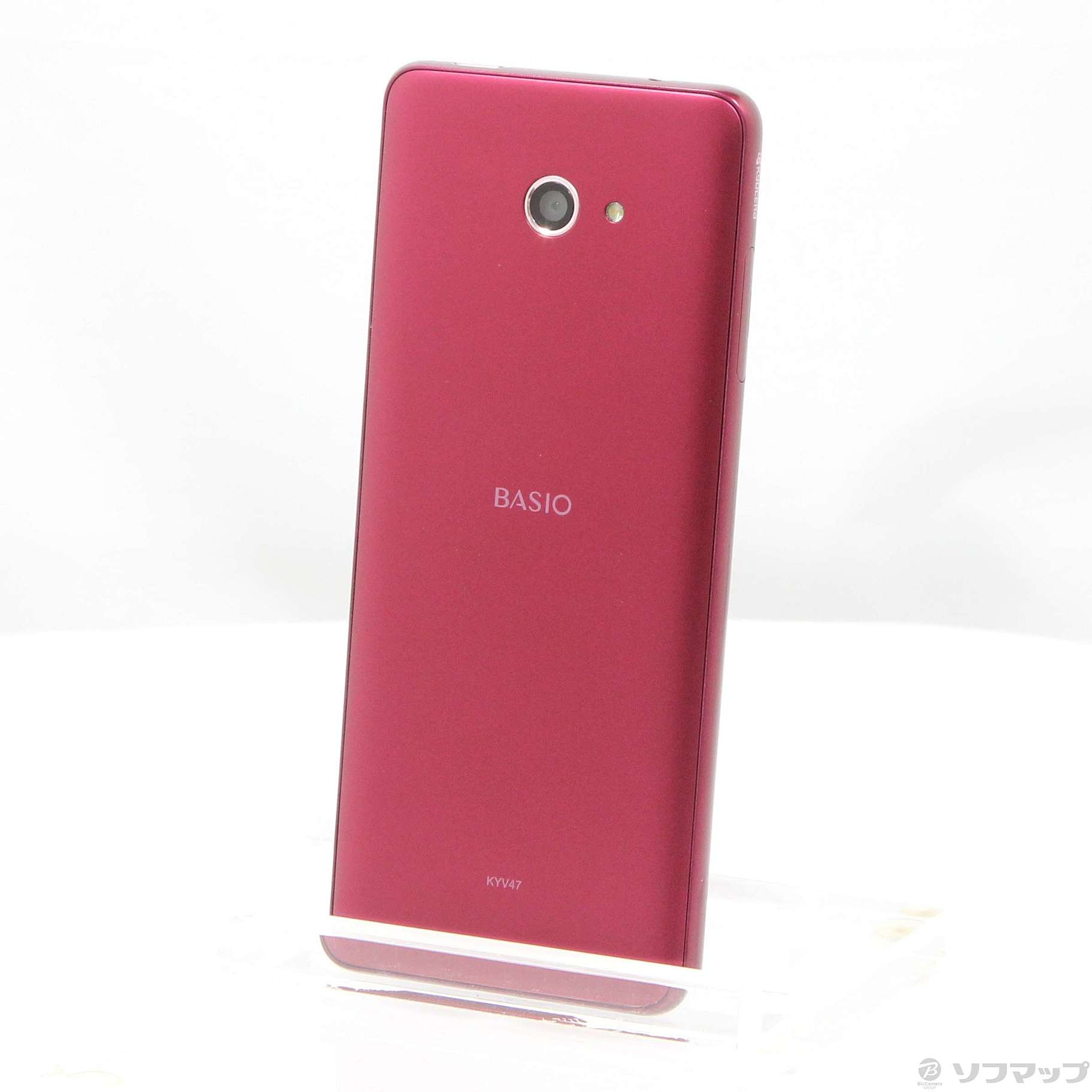 BASIO4 32GB ワインレッド KYV47 auロック解除SIMフリー