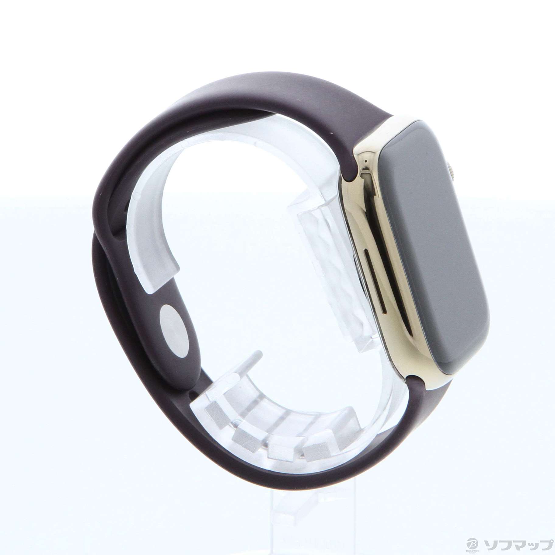 中古】〔展示品〕 Apple Watch Series 7 GPS + Cellular 45mm ゴールドステンレススチールケース  ダークチェリースポーツバンド [2133051961759] - リコレ！|ビックカメラグループ ソフマップの中古通販サイト