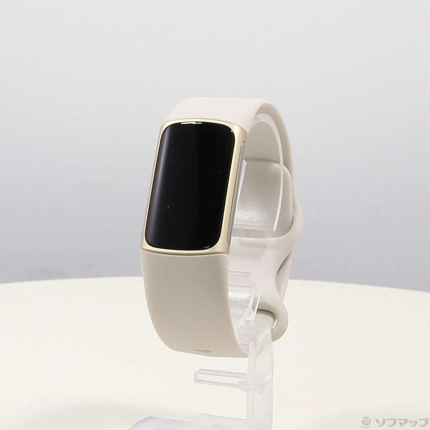 〔展示品〕 Fitbit Charge5 FB421GLWT-FRCJK ルナホワイト／ソフトゴールド