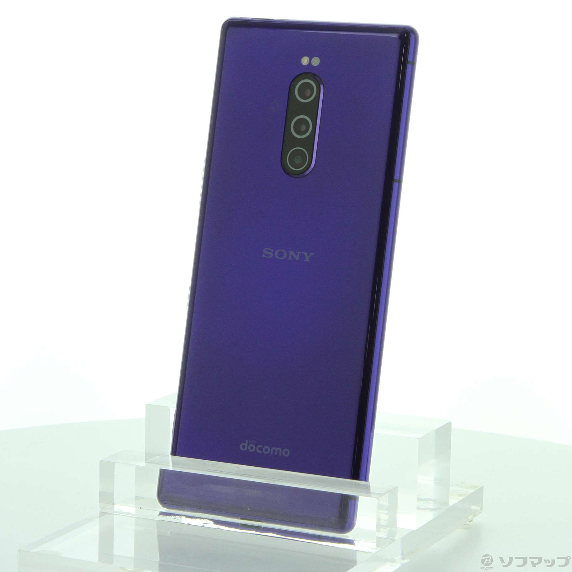 中古】Xperia 1 64GB パープル SO-03L docomoロック解除SIMフリー ...