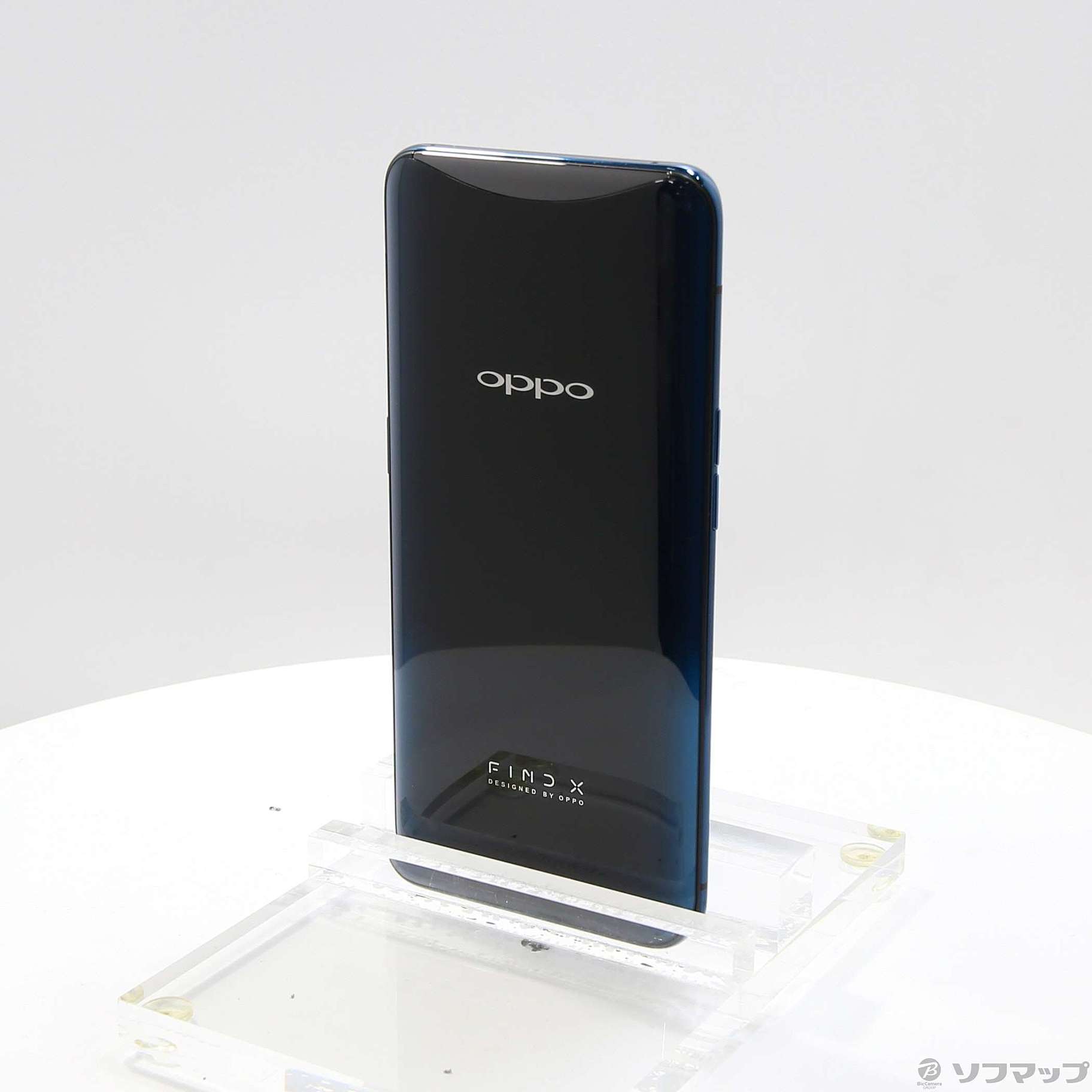 (中古)OPPO Find X 256GB サイレントブルー FINDXBL SIMフリー(384-ud)
