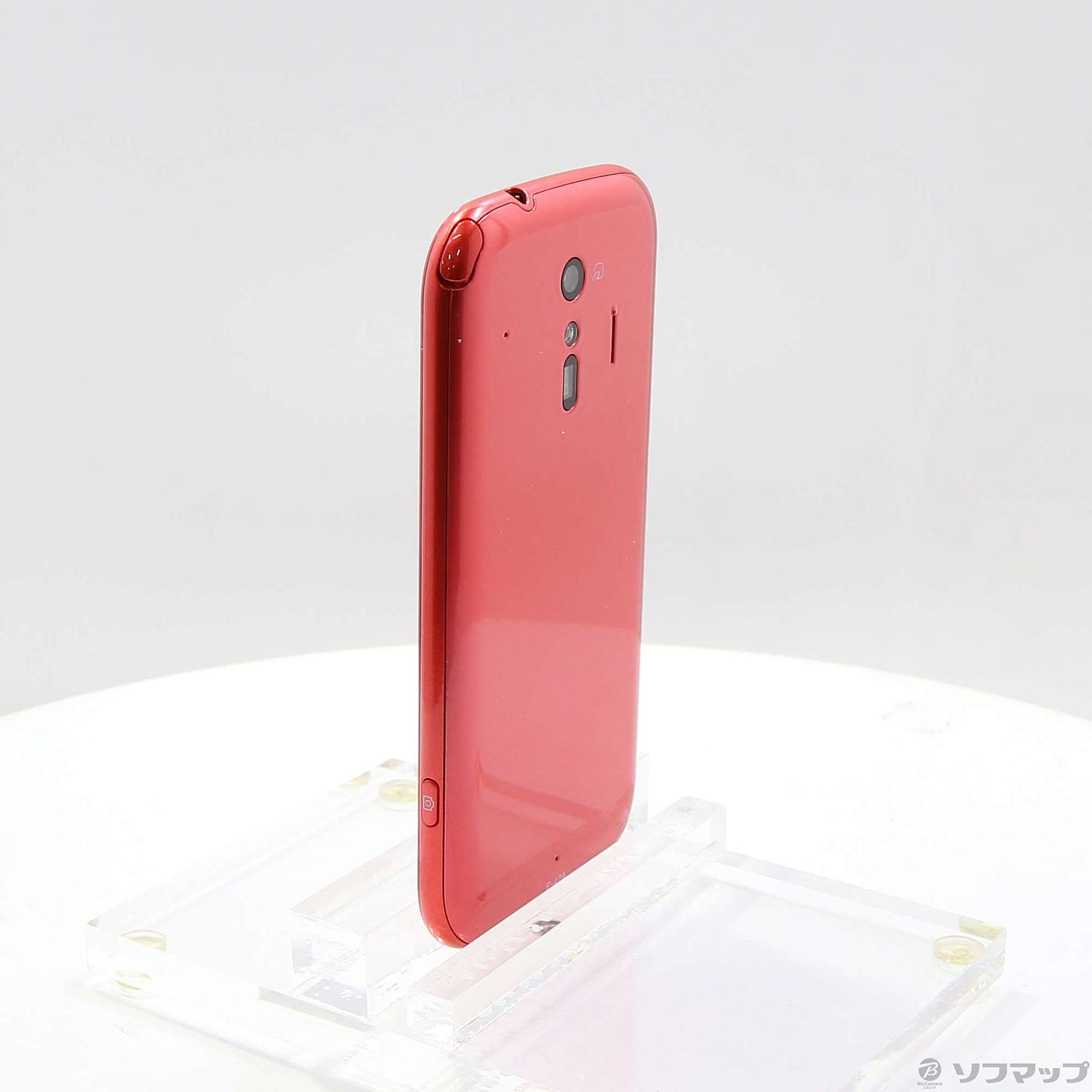 中古】らくらくスマートフォン 32GB ピンク F-42A docomoロック