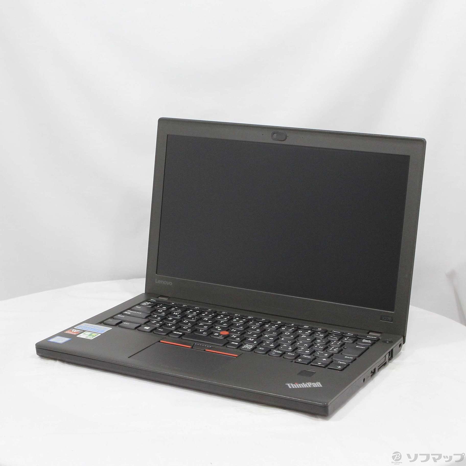 中古】格安安心パソコン ThinkPad X270 20HN000XJP ブラック ［Core-i5-7300U  (2.6GHz)／8GB／SSD512GB／12.5インチワイド］ [2133051974148] - リコレ！|ビックカメラグループ ソフマップの中古 通販サイト