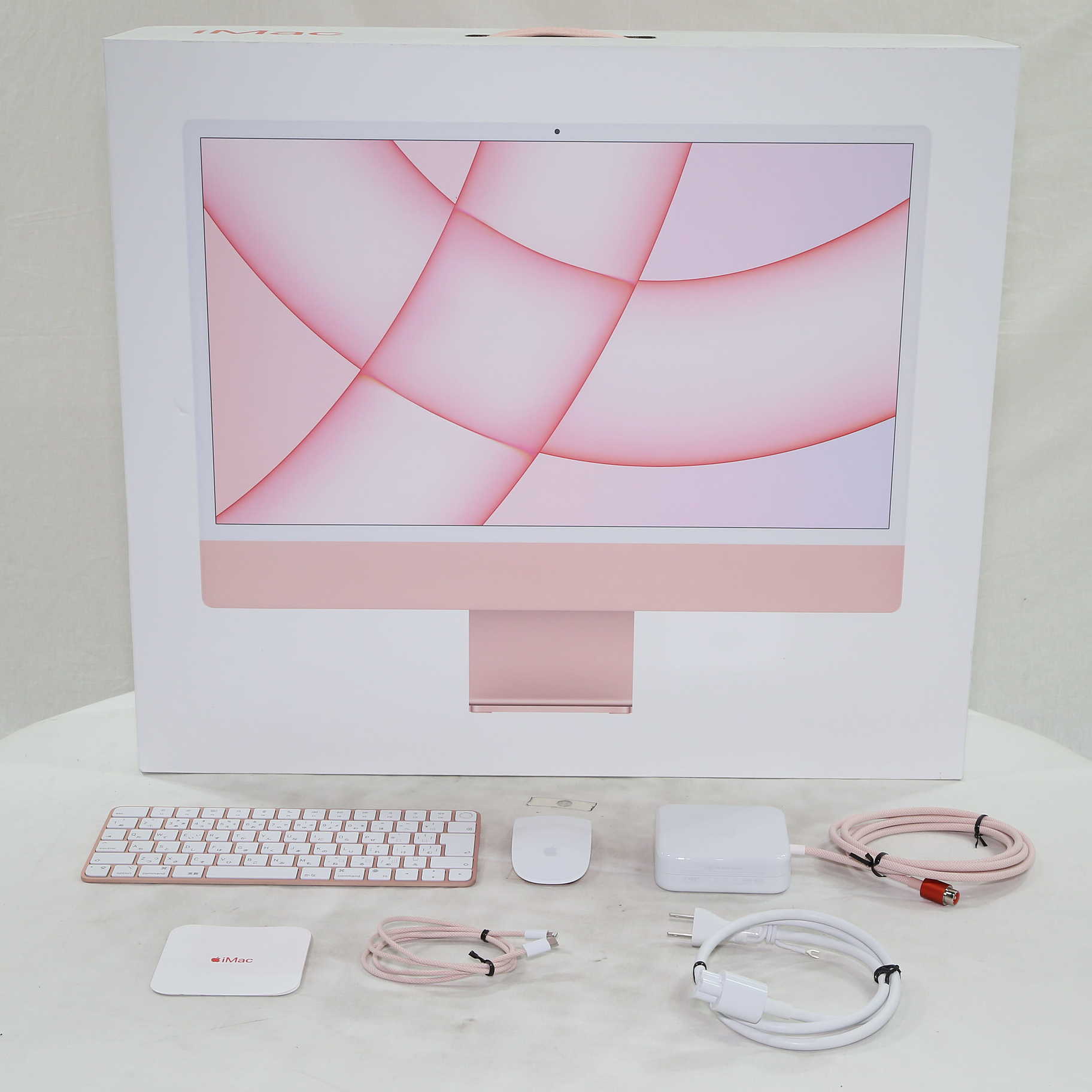 中古】〔展示品〕 iMac 24-inch Mid 2021 MGPM3J／A Apple M1 8コア