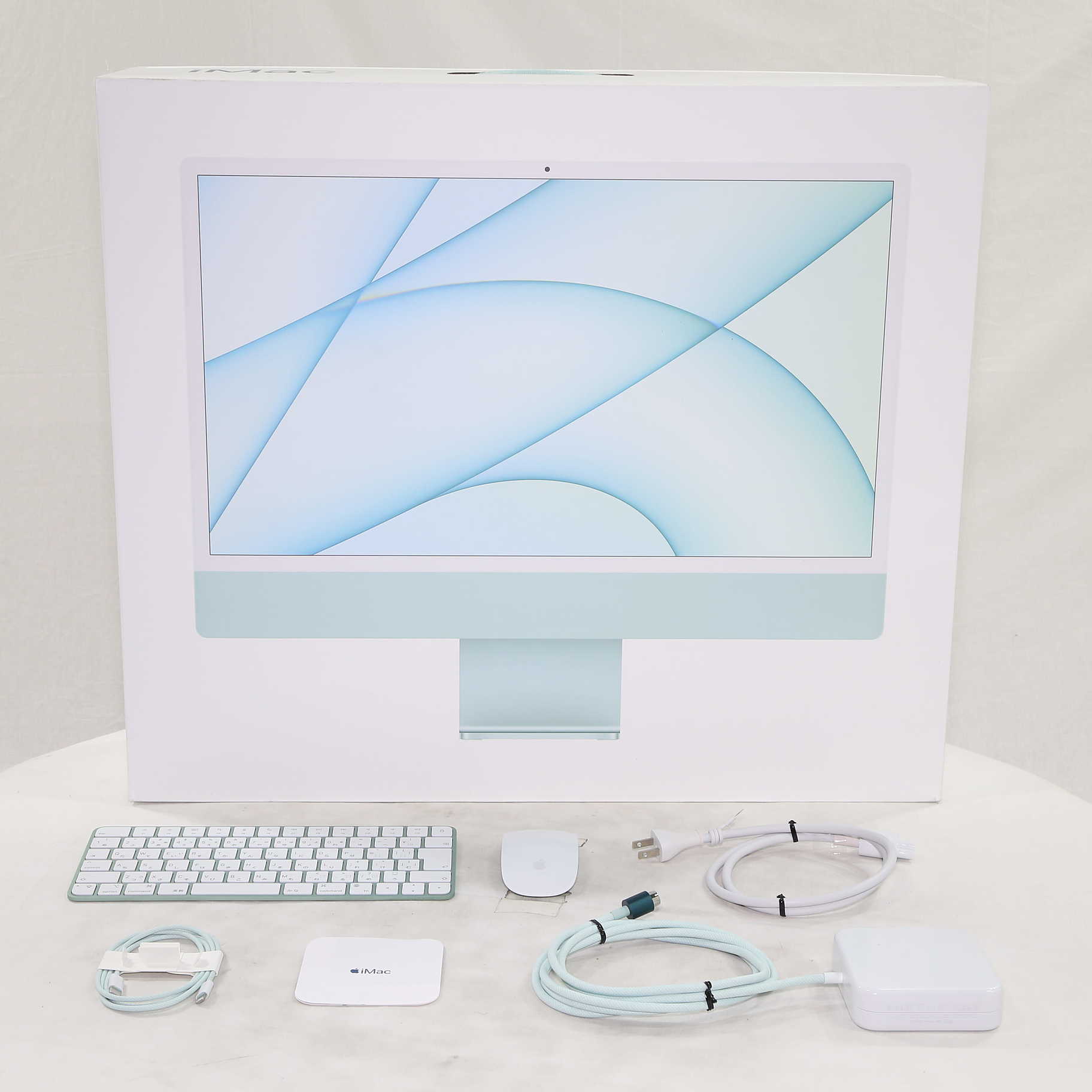 中古】〔展示品〕 iMac 24-inch Mid 2021 MJV83J／A Apple M1 8コア