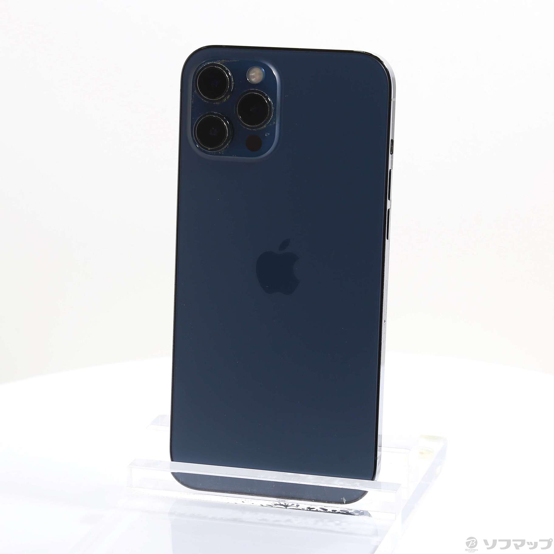 中古】iPhone12 Pro Max 256GB パシフィックブルー MGD23J／A SIM