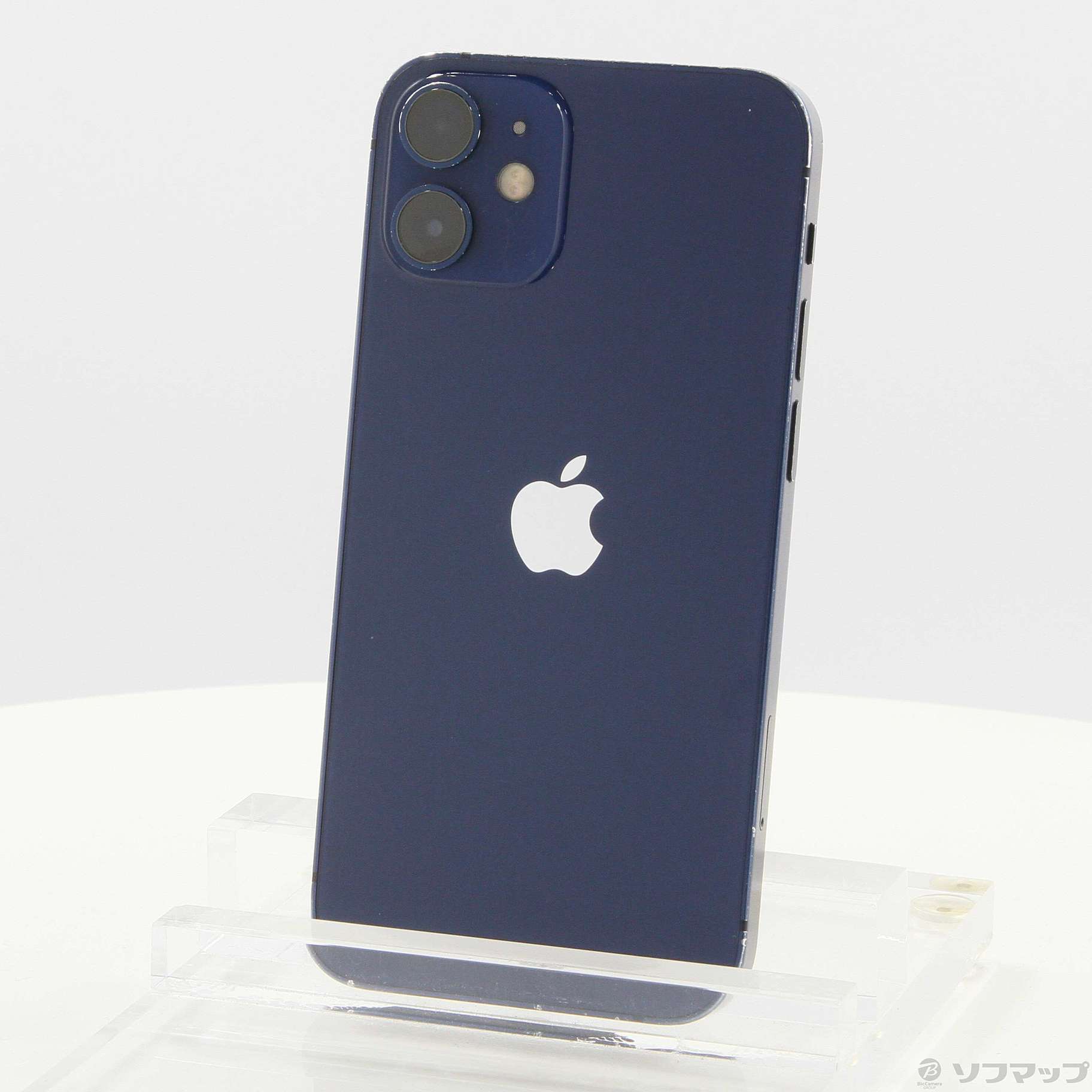 (中古)Apple iPhone12 mini 64GB ブルー MGAP3J/A SIMフリー(368-ud)