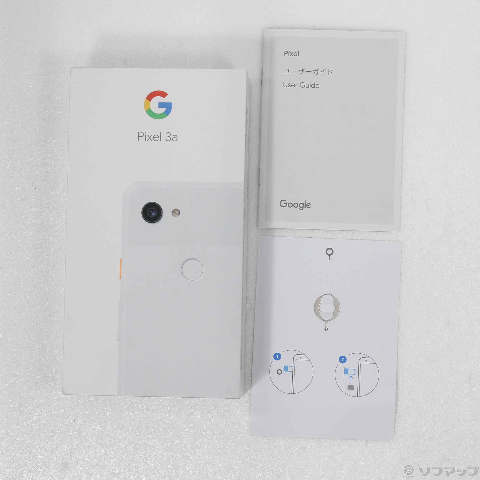 中古】Google Pixel 3a 64GB クリアリーホワイト G020H docomoロック