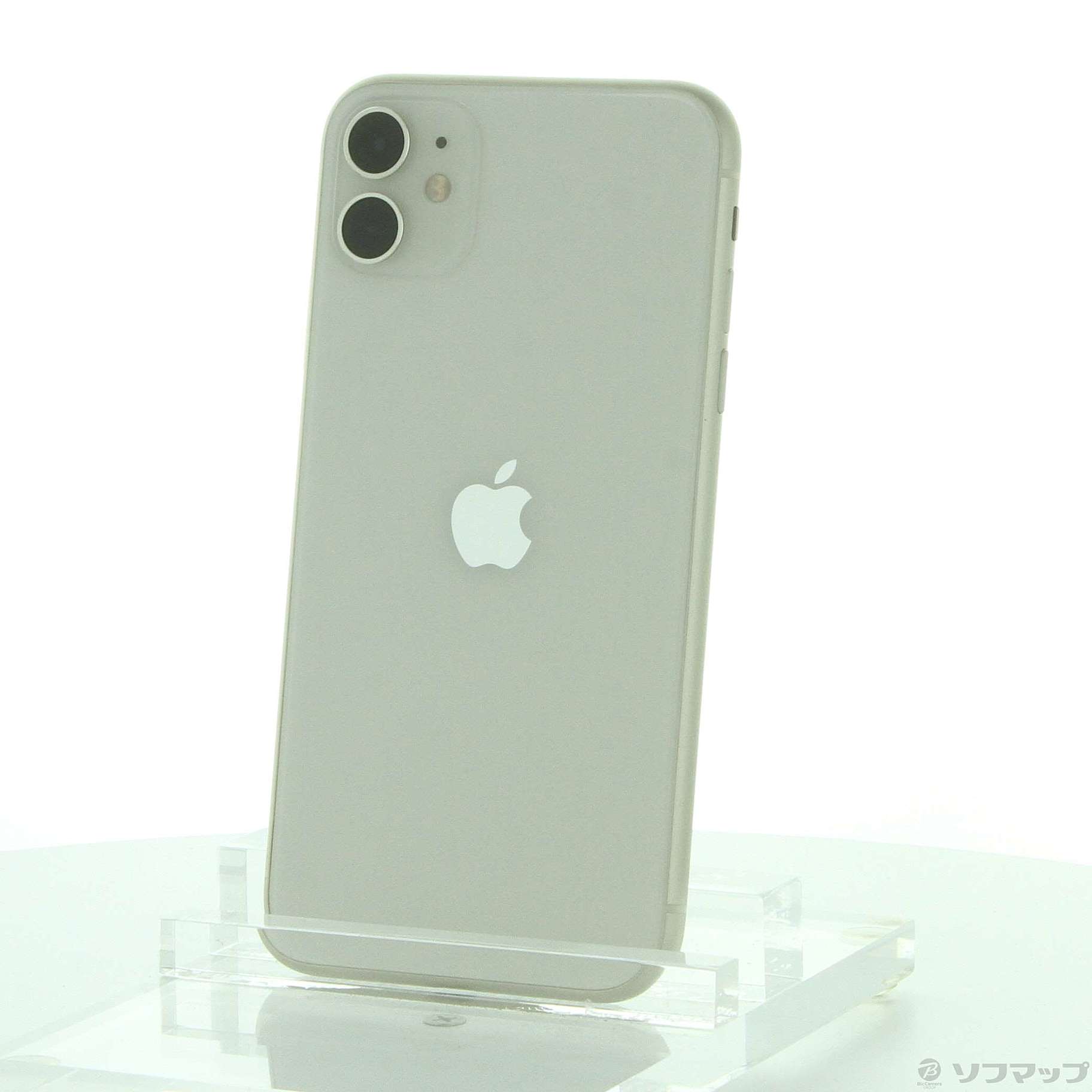 (中古)Apple iPhone11 128GB ホワイト MWM22J/A SIMフリー(258-ud)