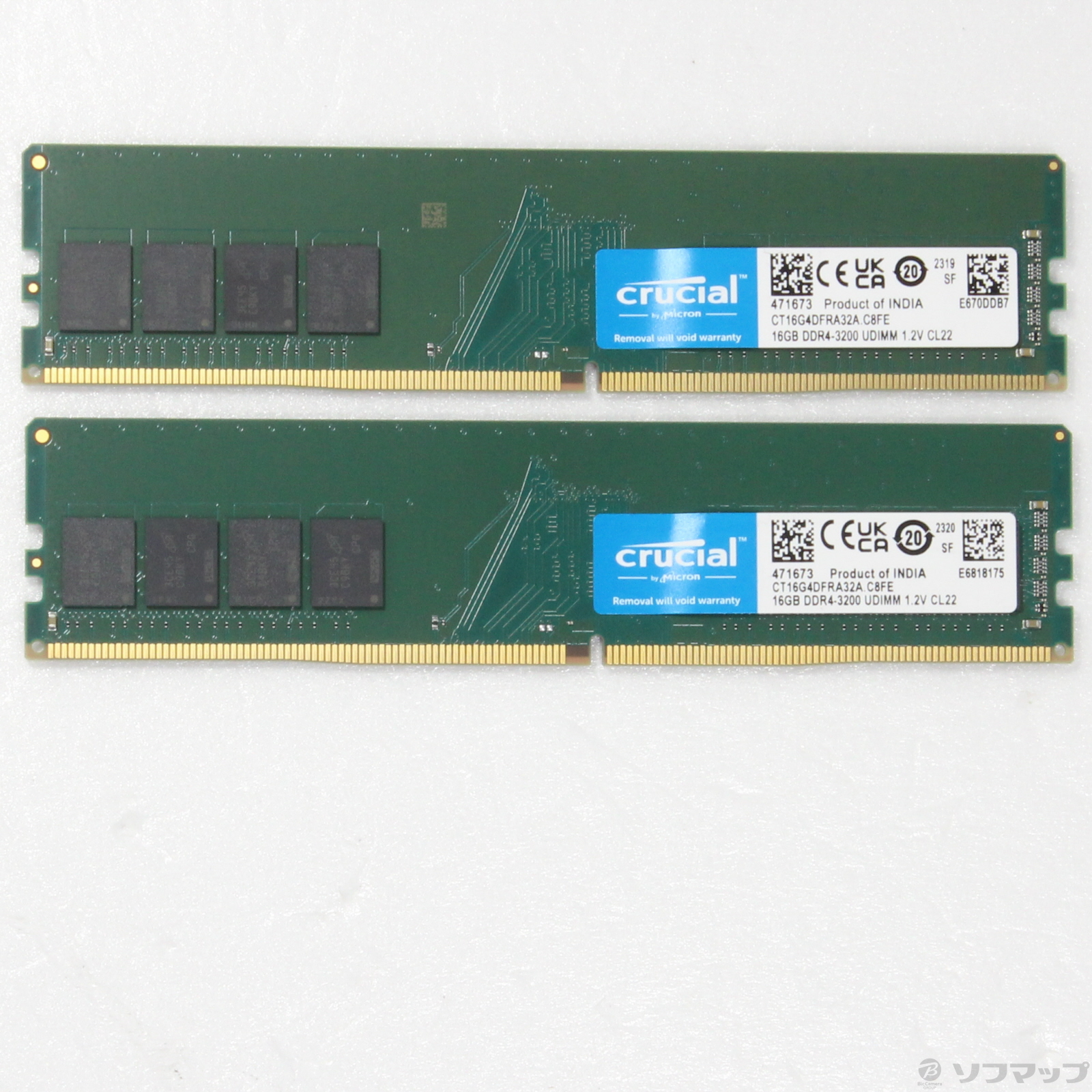 中古】CT2K16G4DFRA32A 32GB 16GB×2枚組 [2133052012597] - リコレ