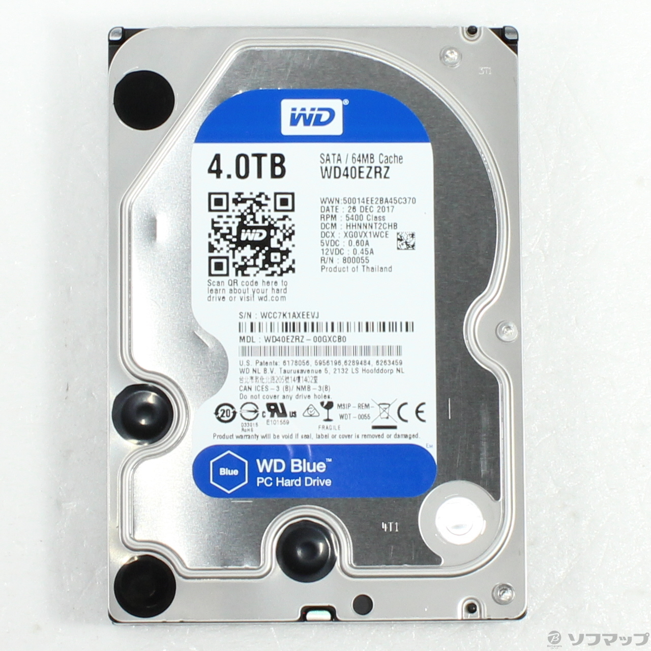 WD40EZRZ RT2 [4TB SATA600 5400] 美品 2個セット