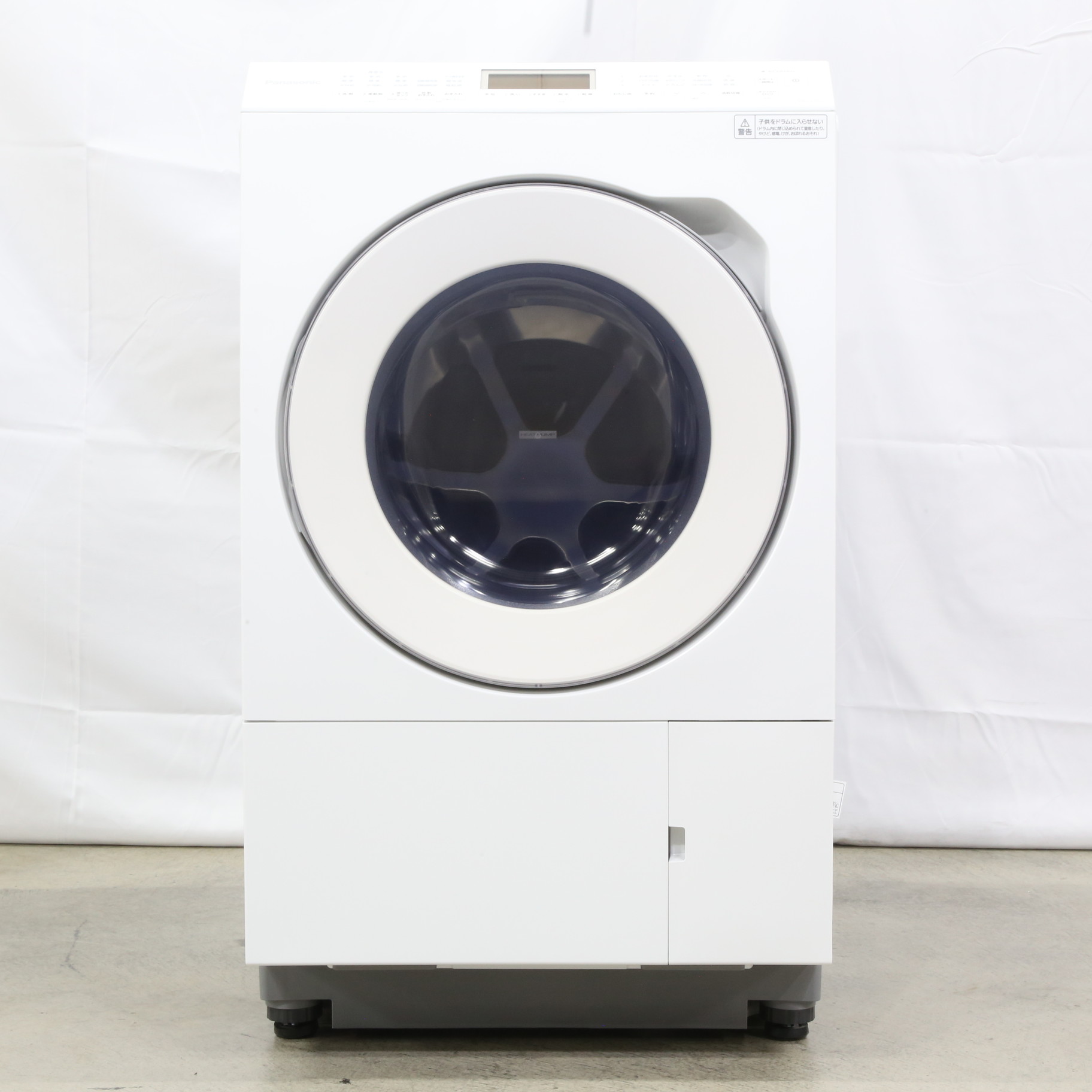 〔中古品〕 ドラム式洗濯乾燥機 LXシリーズ マットホワイト NA-LX125CL-W ［洗濯12.0kg ／乾燥6.0kg ／ヒートポンプ乾燥  ／左開き］