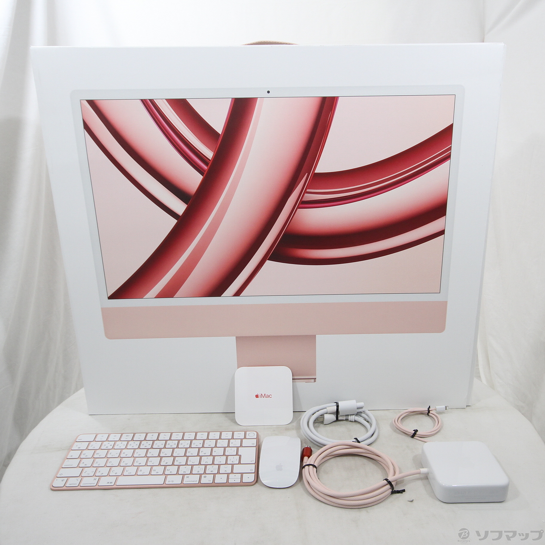 中古】〔展示品〕 iMac 24-inch Mid 2021 MGPM3J／A Apple M1 8コア