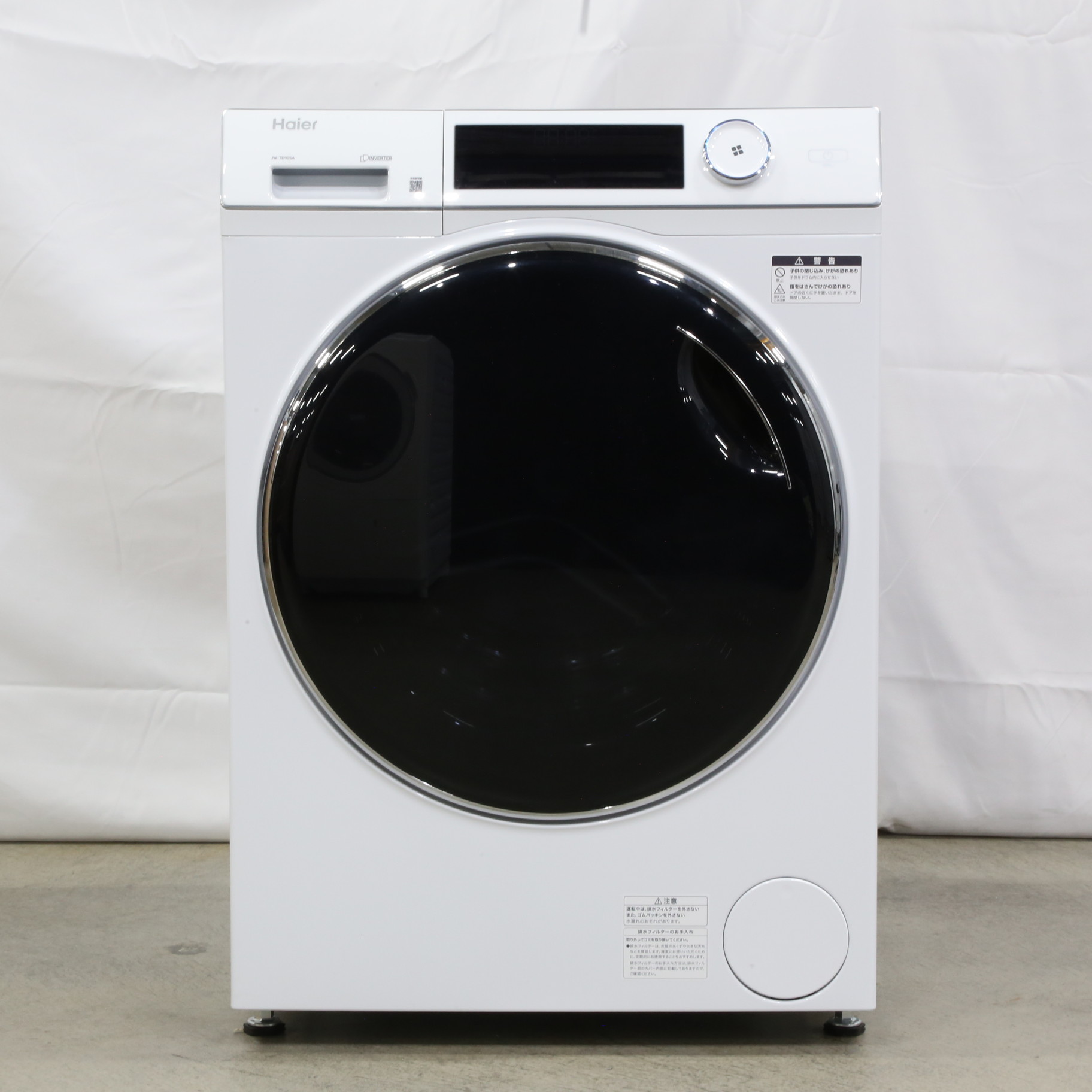 中古】〔展示品〕 ドラム式洗濯機 ホワイト JW-TD90SA ［洗濯9.0kg