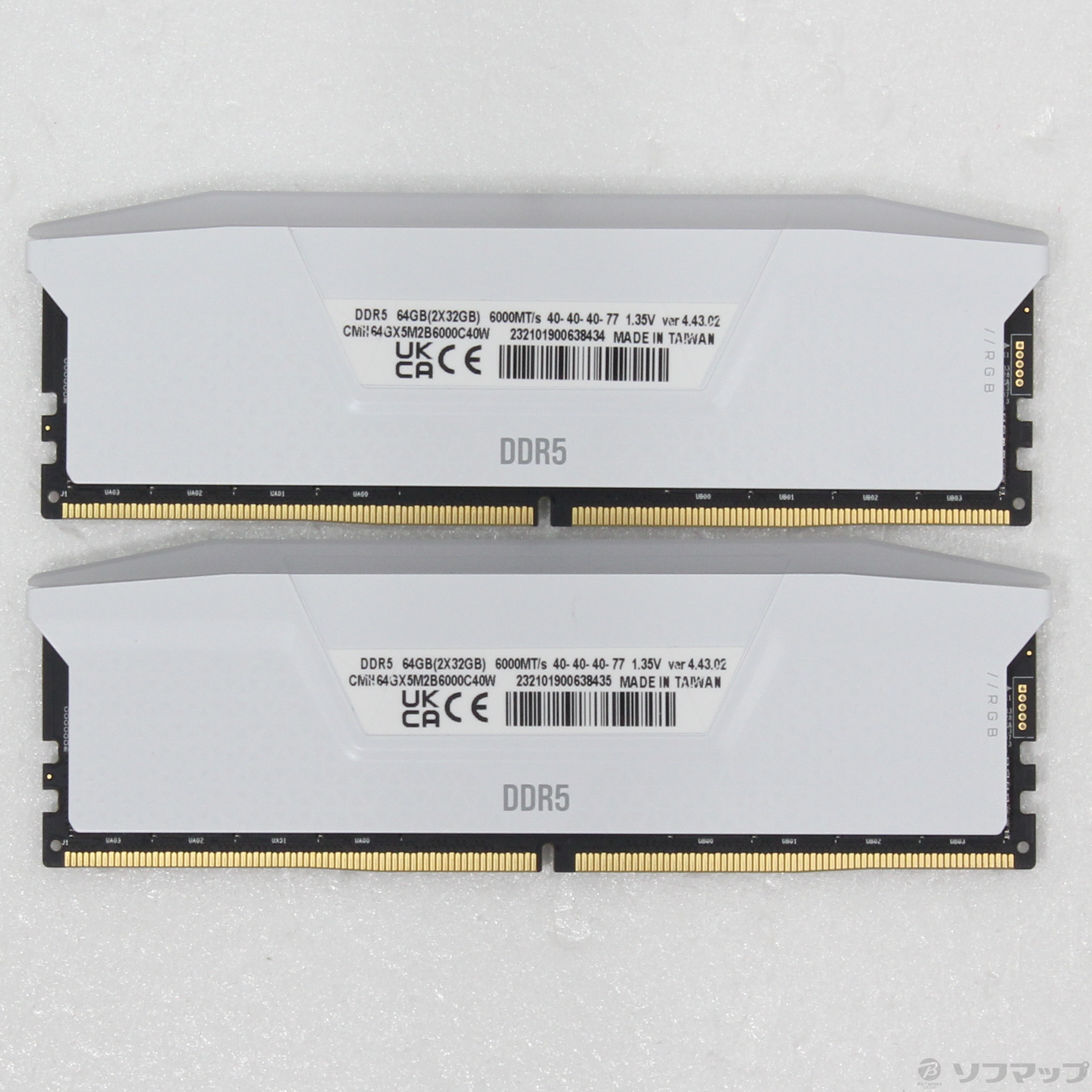 中古】288P PC5-48000 DDR5-6000 64GB 32GB×2枚組 [2133052069225 ...