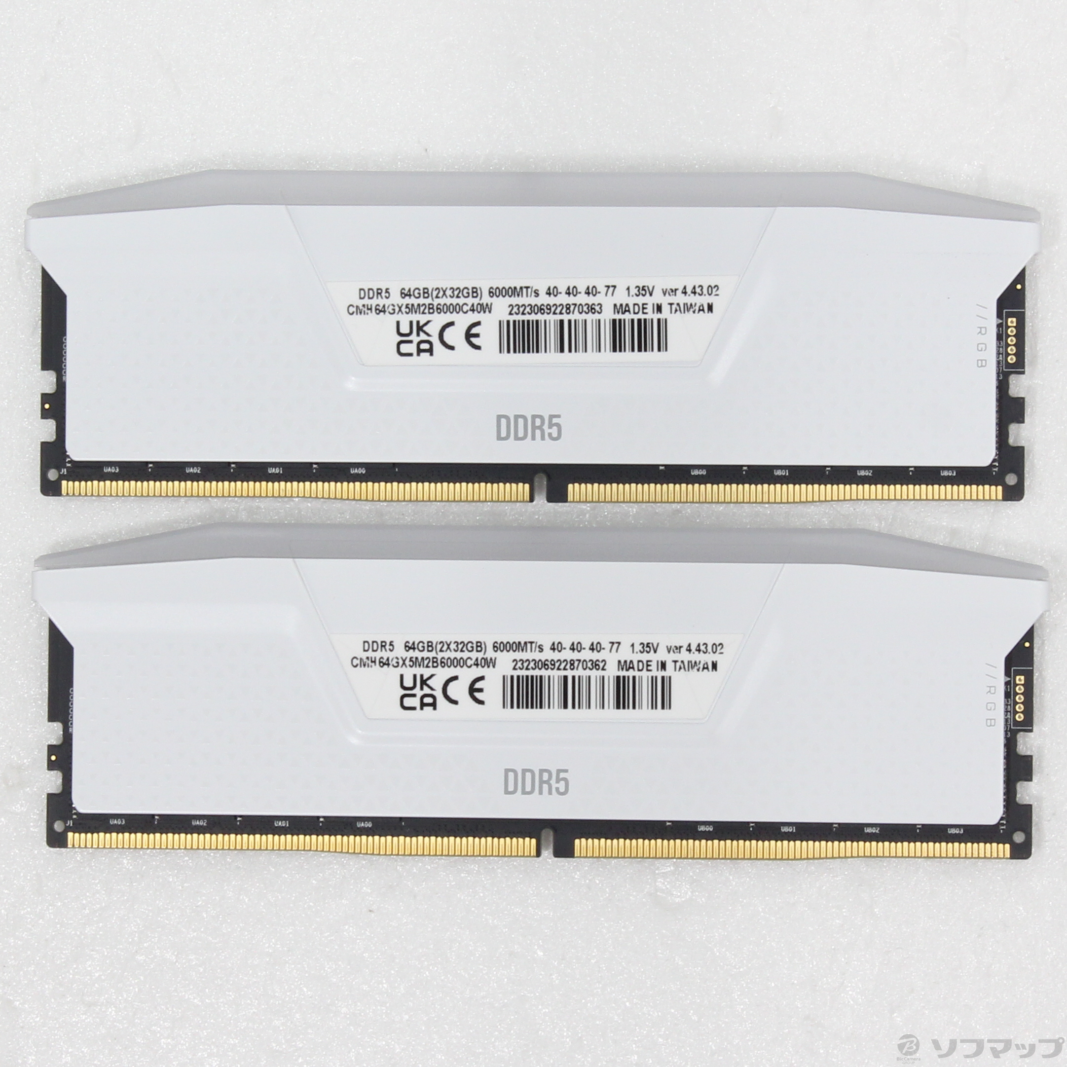 中古】288P PC5-48000 DDR5-6000 64GB 32GB×2枚組 [2133052069232 