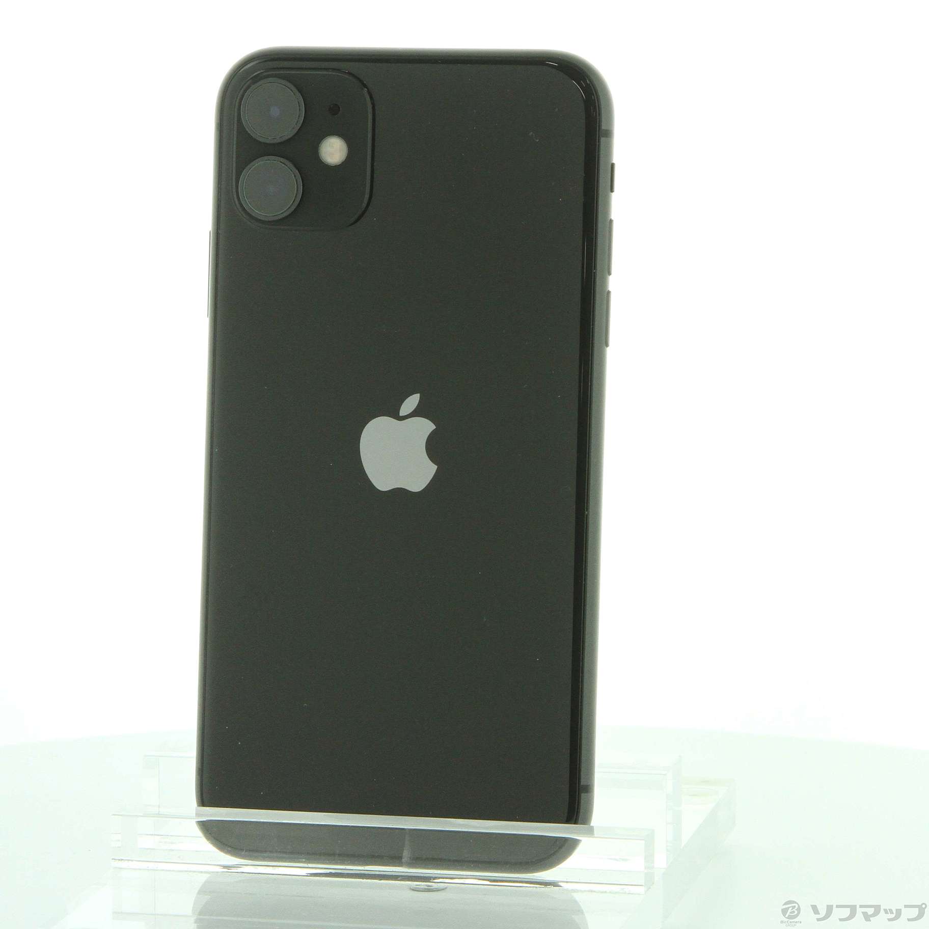 中古】iPhone11 64GB ブラック MWLT2J／A SIMフリー [2133052075837