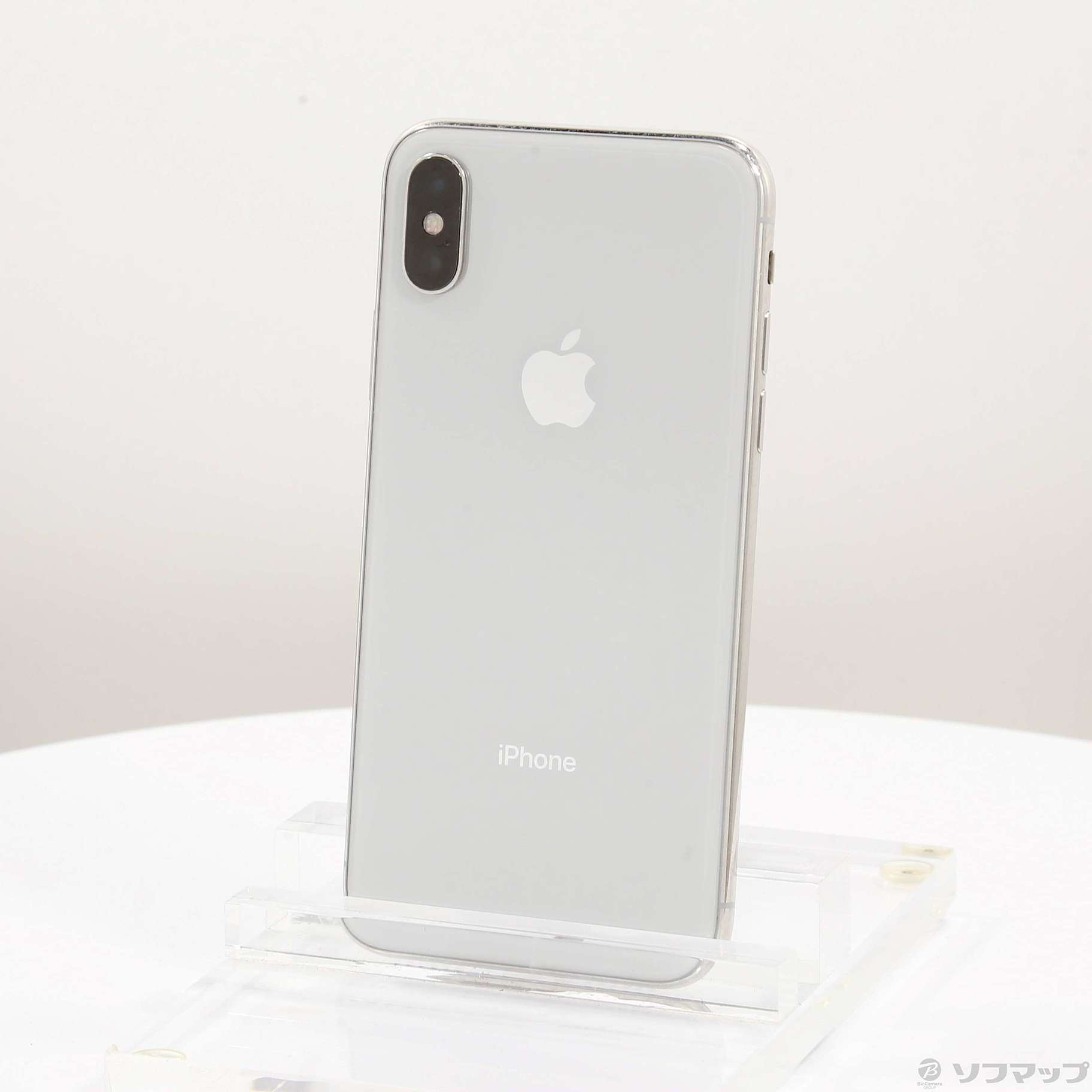 中古】iPhoneX 64GB シルバー MQAY2J／A SIMフリー [2133052077619