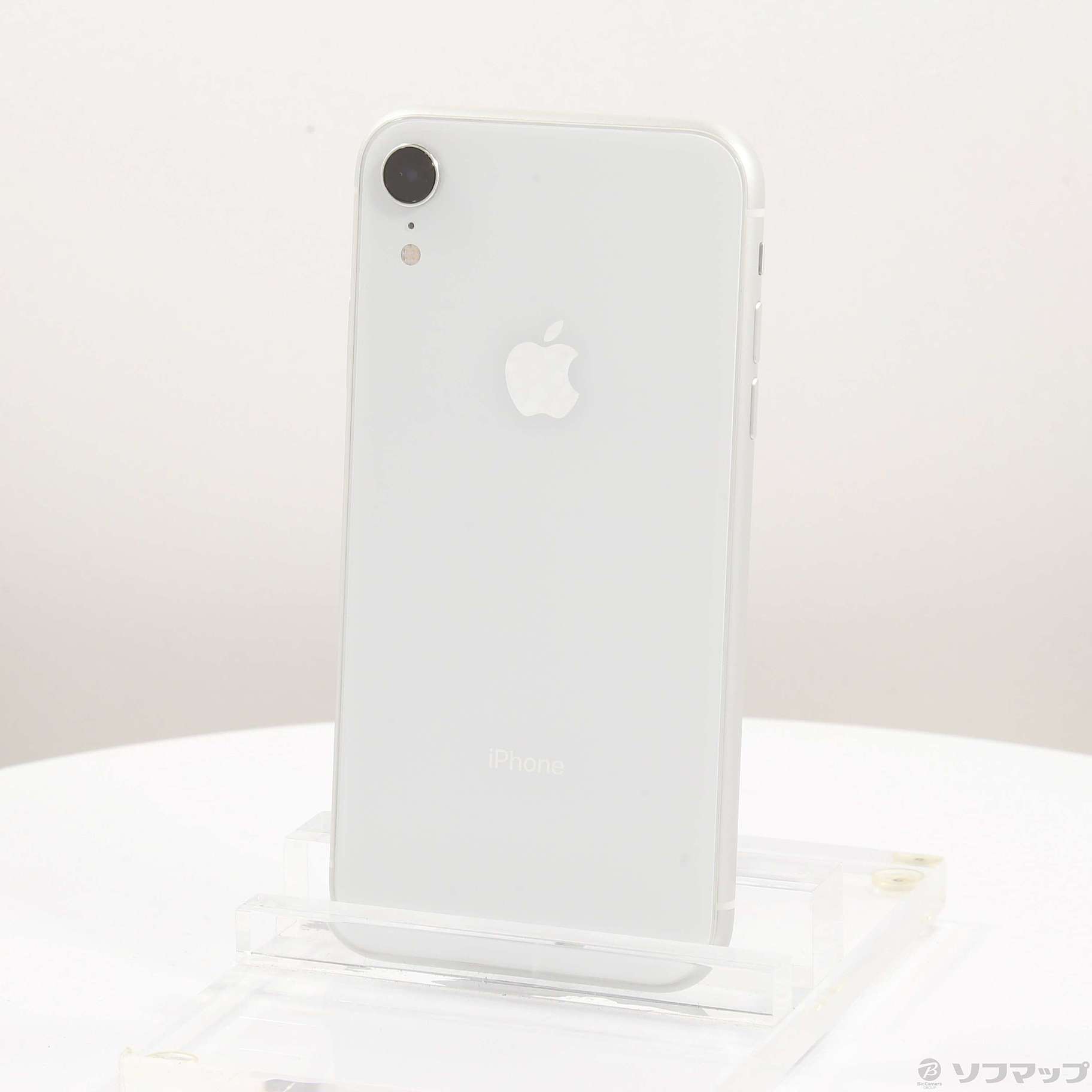 (中古)Apple iPhoneXR 64GB ホワイト MT032J/A SIMフリー(196-ud)