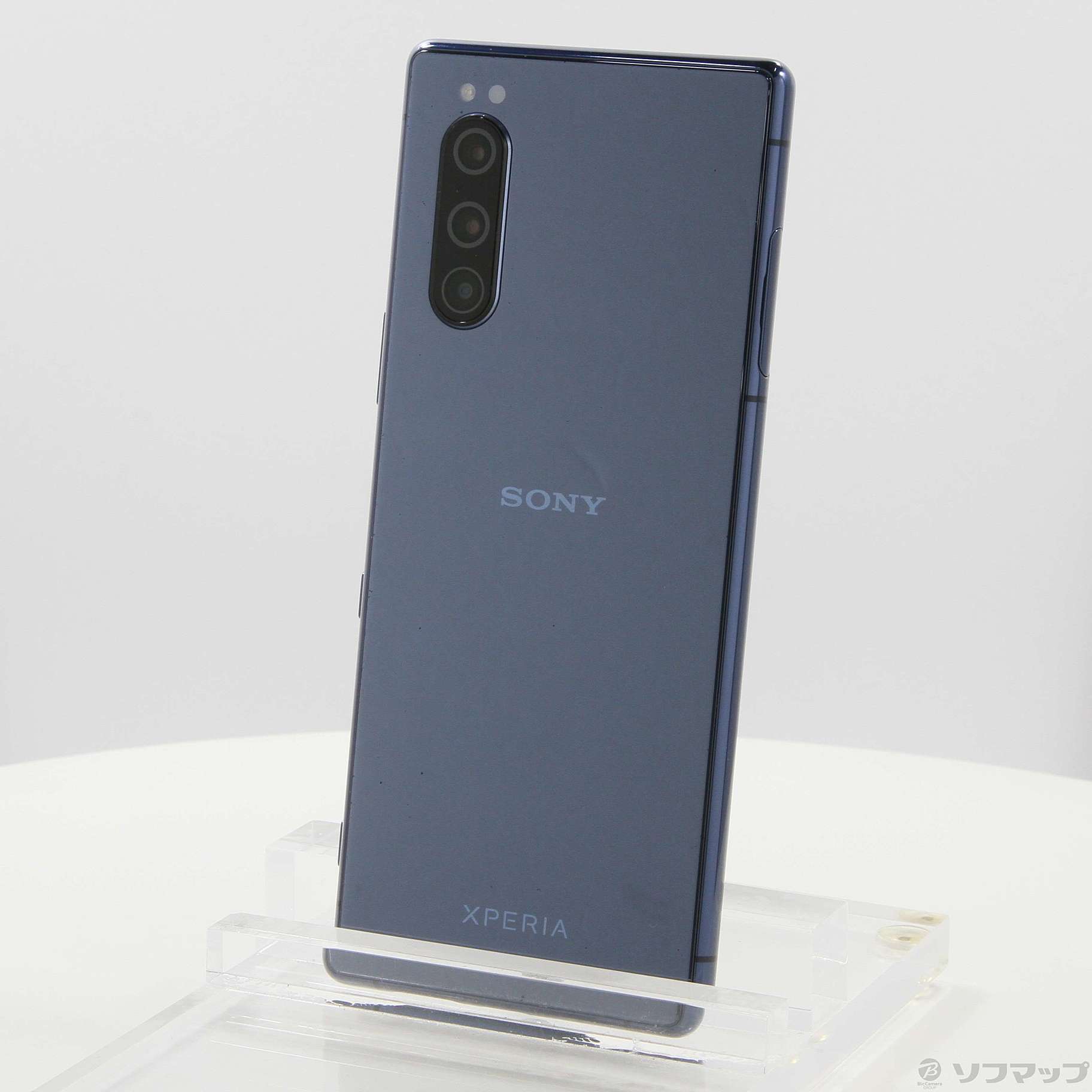 Xperia 5 ブルー 64GB SOV41 SIMフリー (付属品あり） 中古】Xperia 5 64GB ブルー SOV41 auロック解除SIMフリー