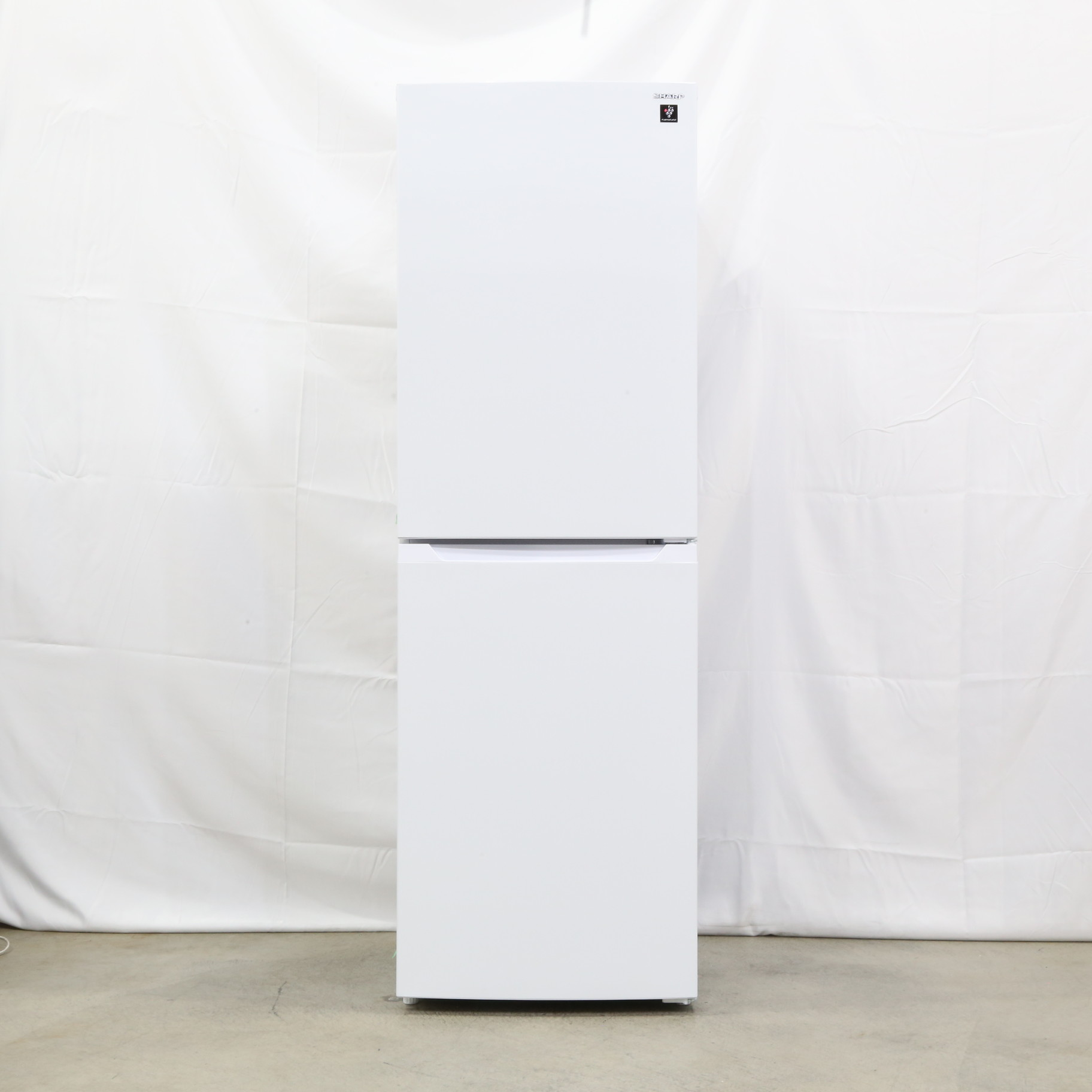 SHARP(シャープ) 冷蔵庫 スノーホワイト SJ-BD23K-W [幅54.4cm 2ドア