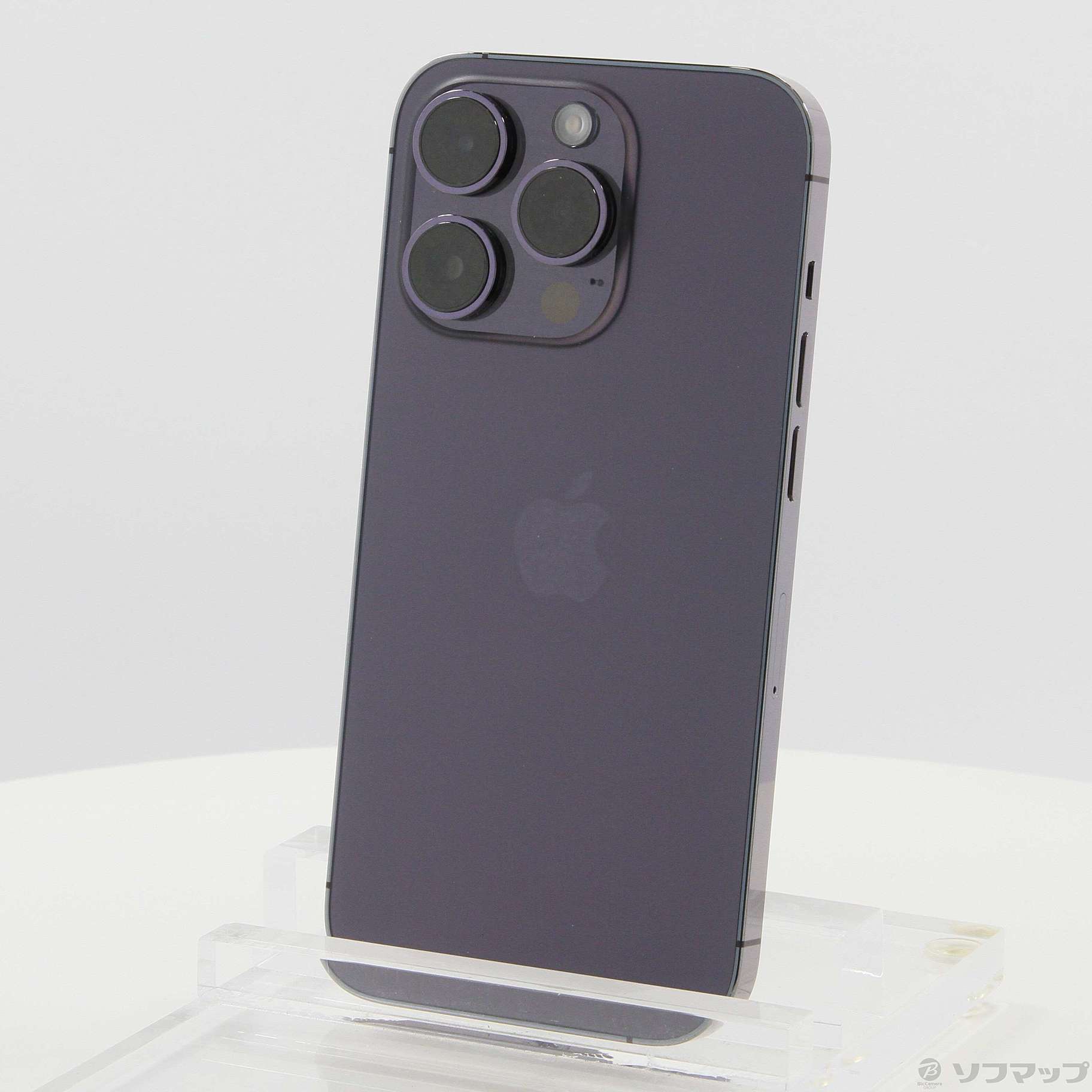 (中古)Apple iPhone14 Pro 256GB ディープパープル NQ1E3J/A SIMフリー(348-ud)
