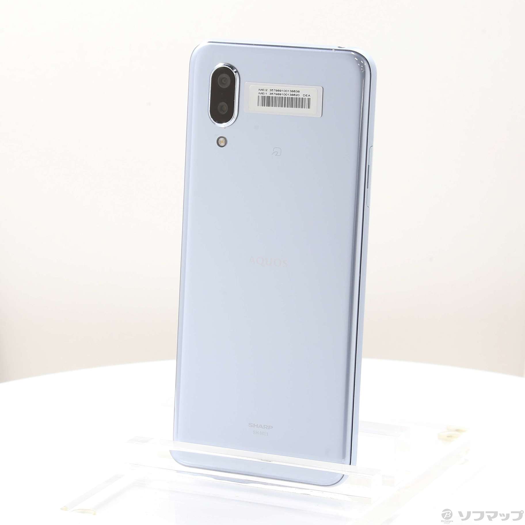 中古】AQUOS sense3 plus 128GB ムーンブルー SH-M11 SIMフリー ...