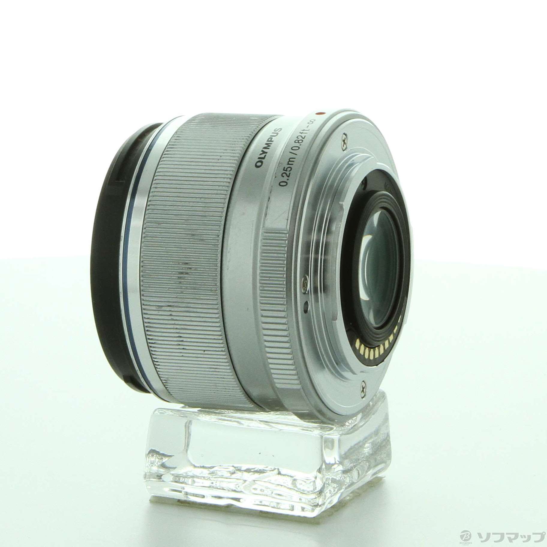 中古】M.ZUIKO DIGITAL 25mm F1.8 (レンズ／シルバー) (μ4／3