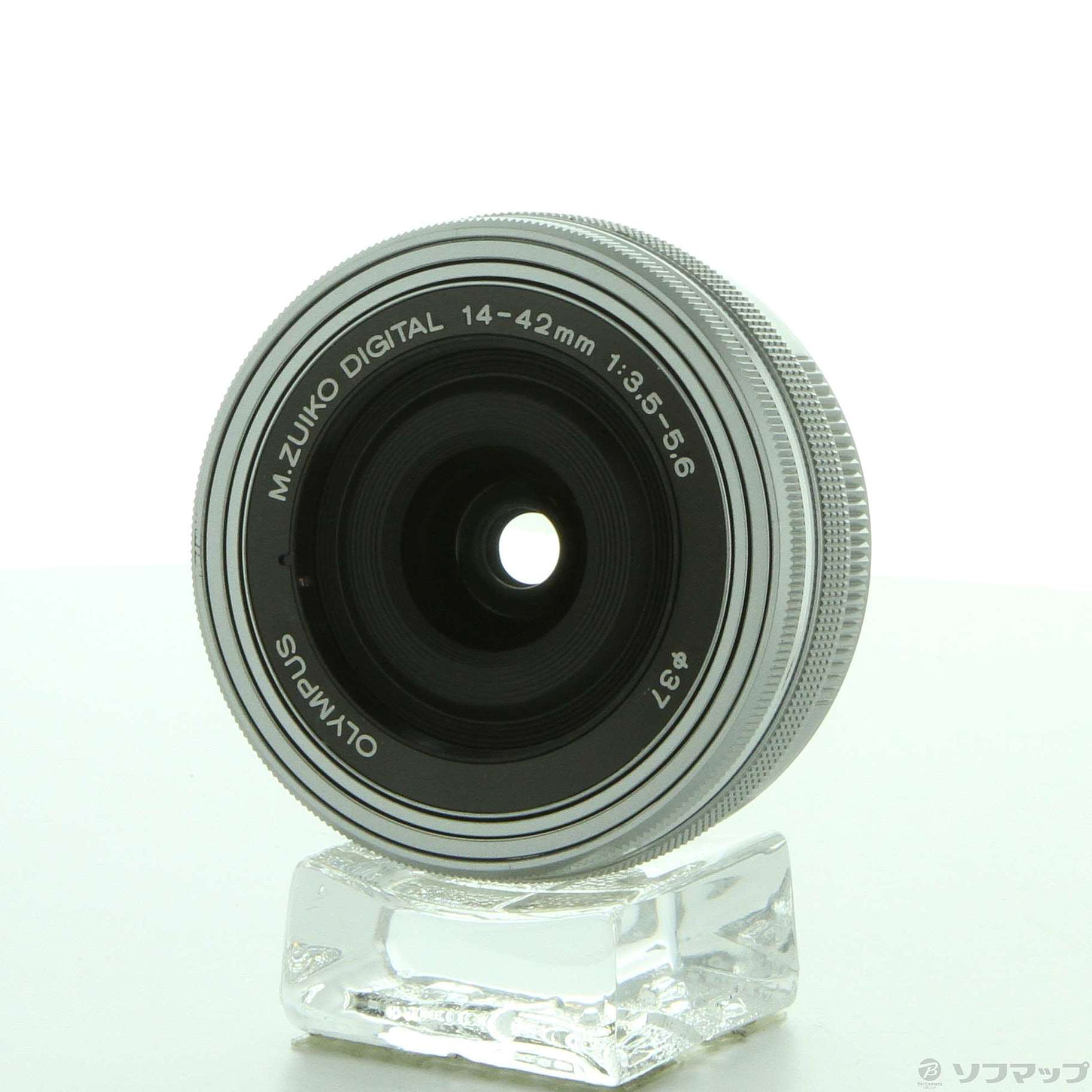 中古】M.ZUIKO DIGITAL ED 14-42mm F3.5-5.6 EZ シルバー (μ4／3