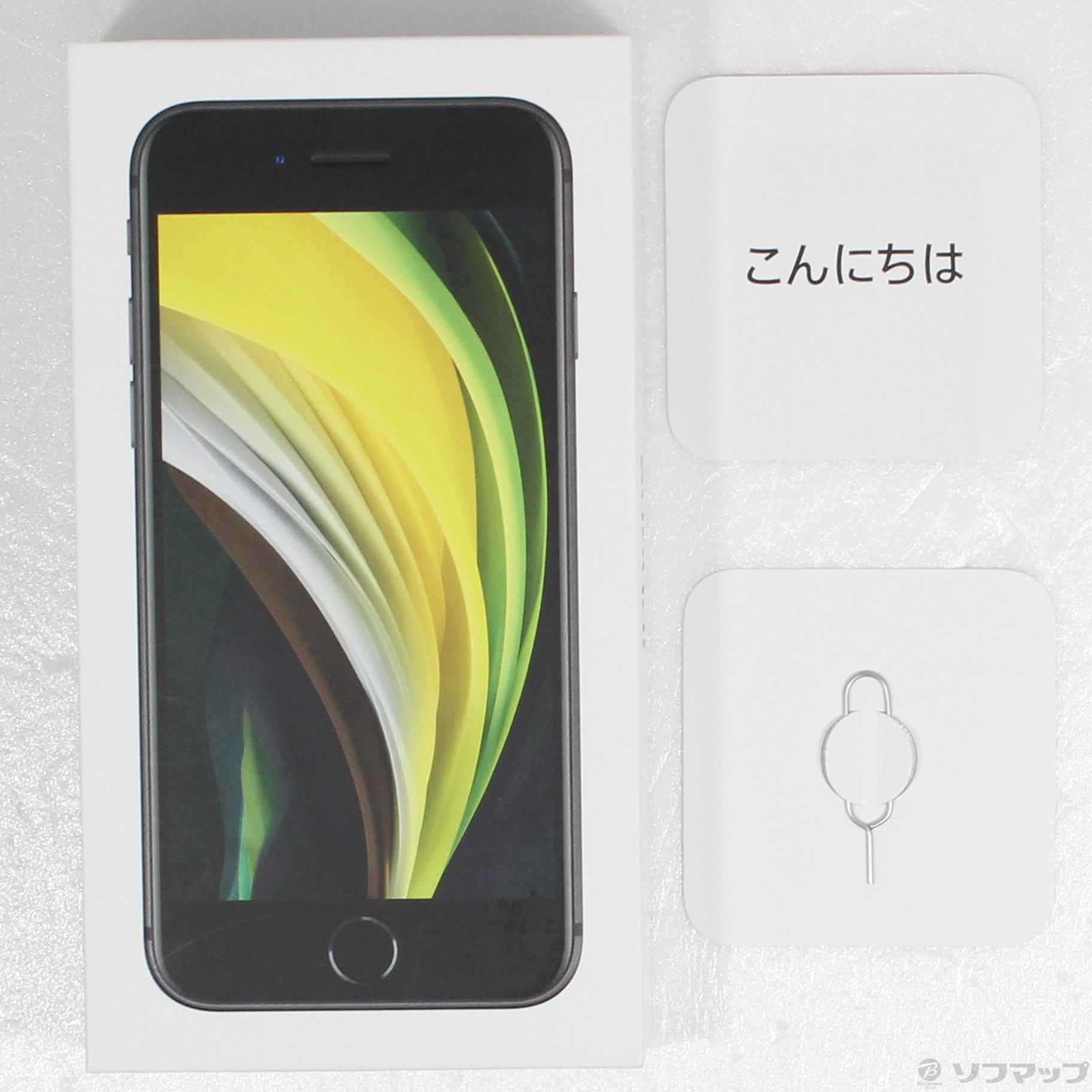 中古】iPhone SE 第2世代 64GB ブラック MHGP3J／A SIMフリー