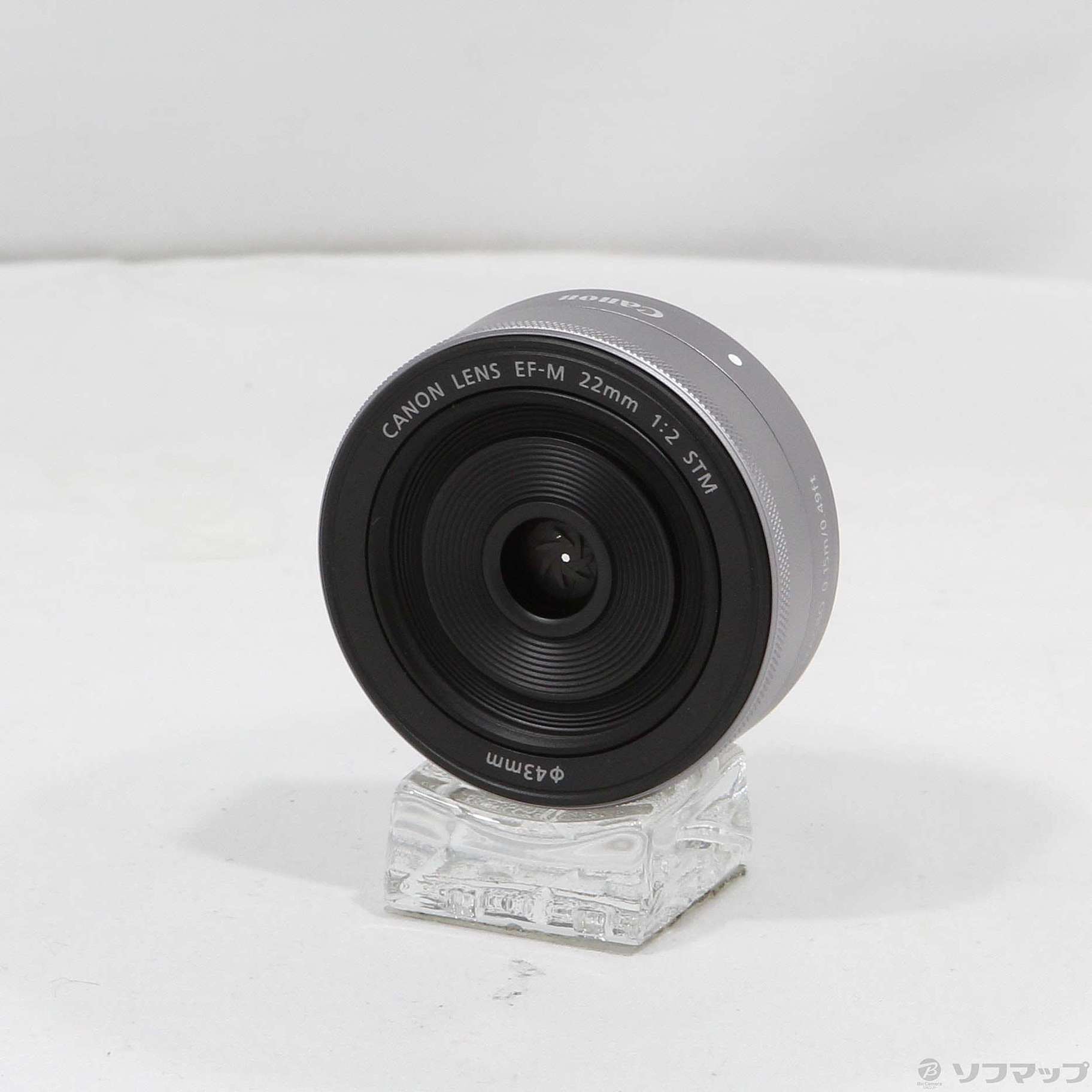 中古】EF-M 22mm F2 STM シルバー (レンズ)(CANON Mマウント 