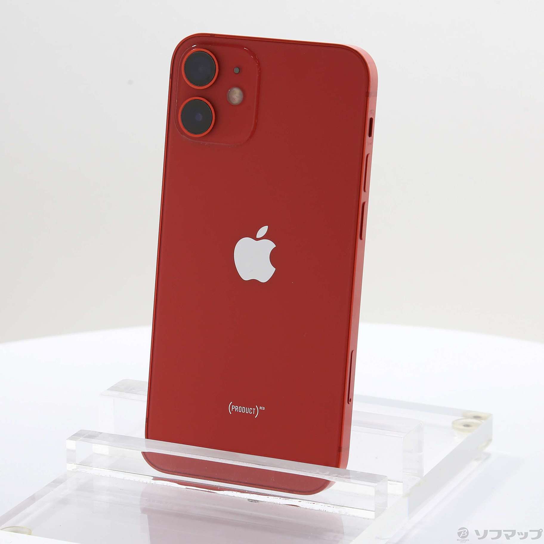 中古】【安心保証】 iPhone12 mini[128GB] SIMフリー MGDN3J PRODUCTRED スマートフォン本体