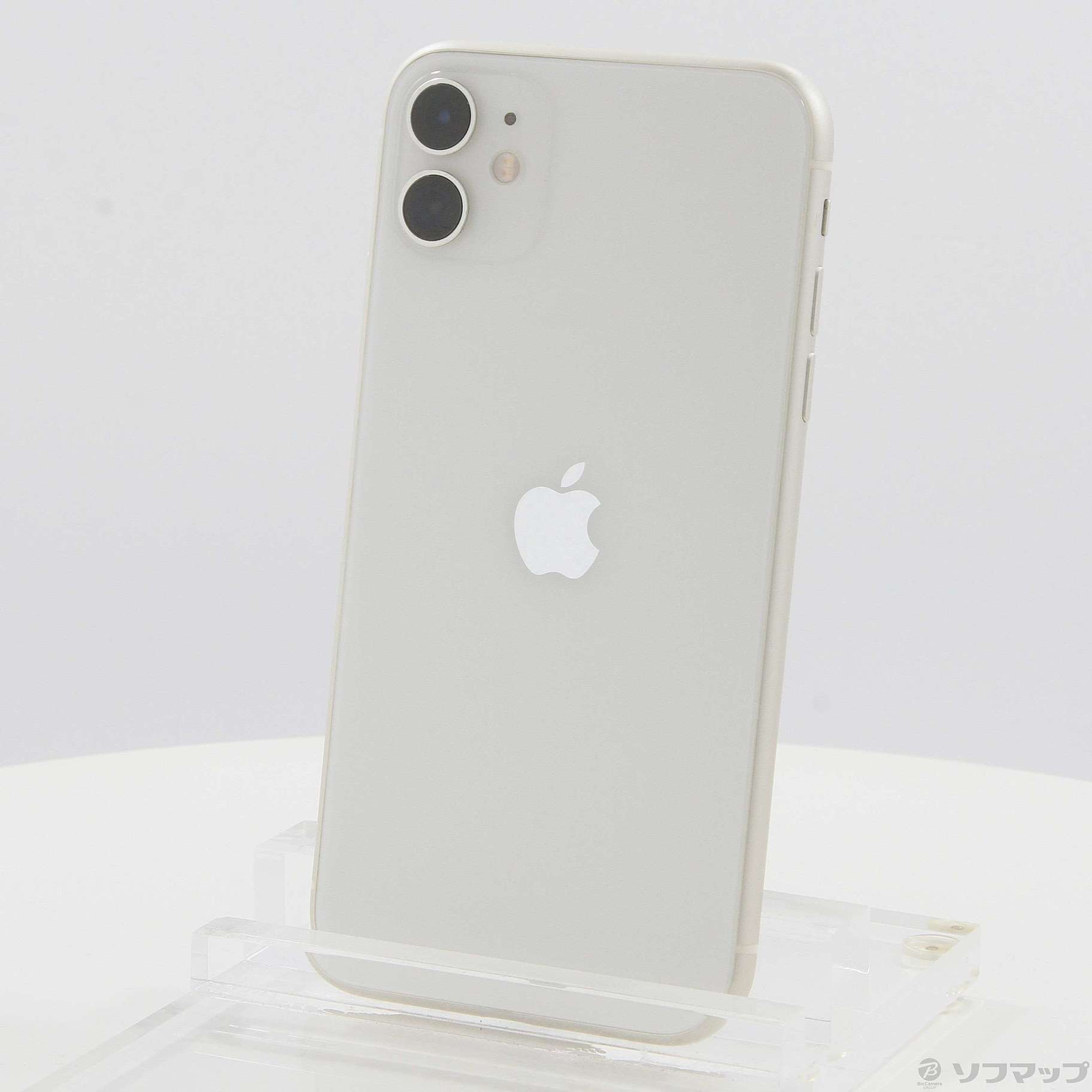 (中古)Apple iPhone11 64GB ホワイト MWLU2J/A SIMフリー(371-ud)