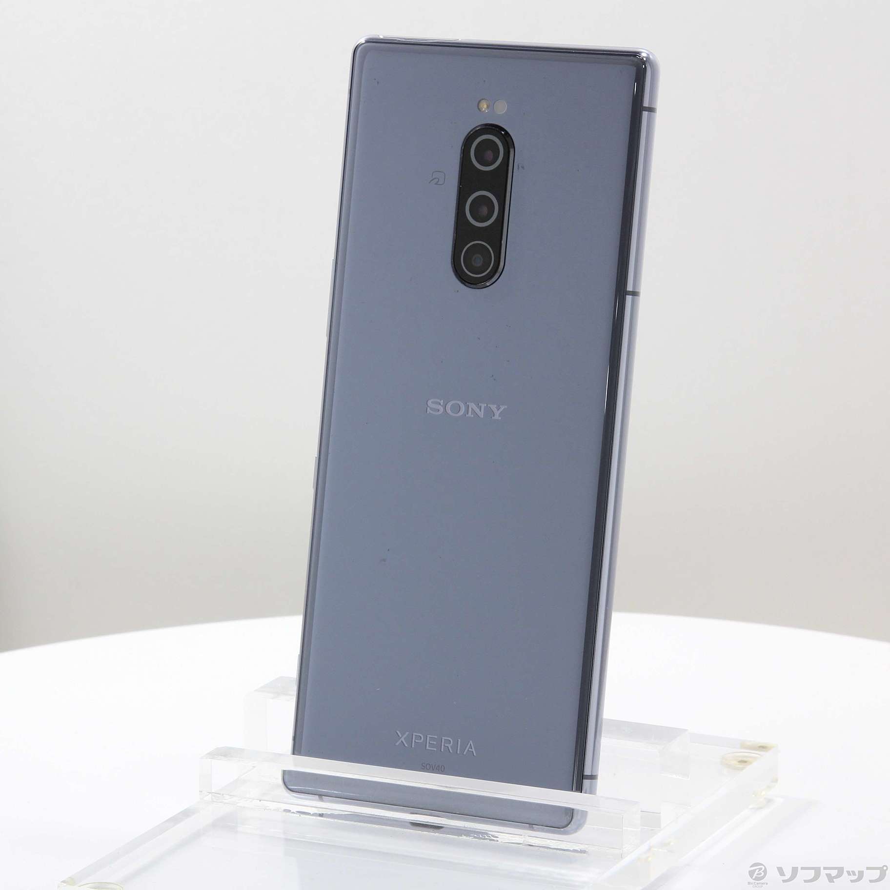 中古】Xperia 1 64GB グレー SOV40 auロック解除SIMフリー [2133052131250] - リコレ！|ビックカメラグループ  ソフマップの中古通販サイト